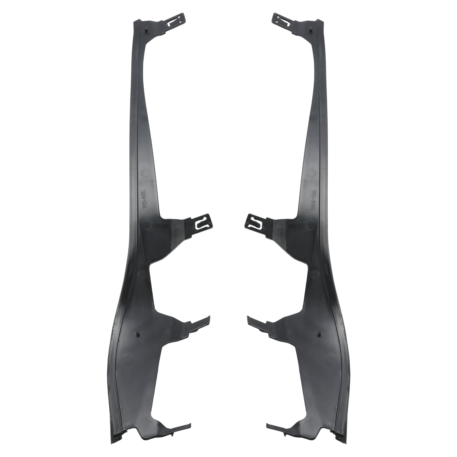 L+R Pair Upper Headlight Cover Strip Set For BMW 3 E46 COUPE CABRIO LCI