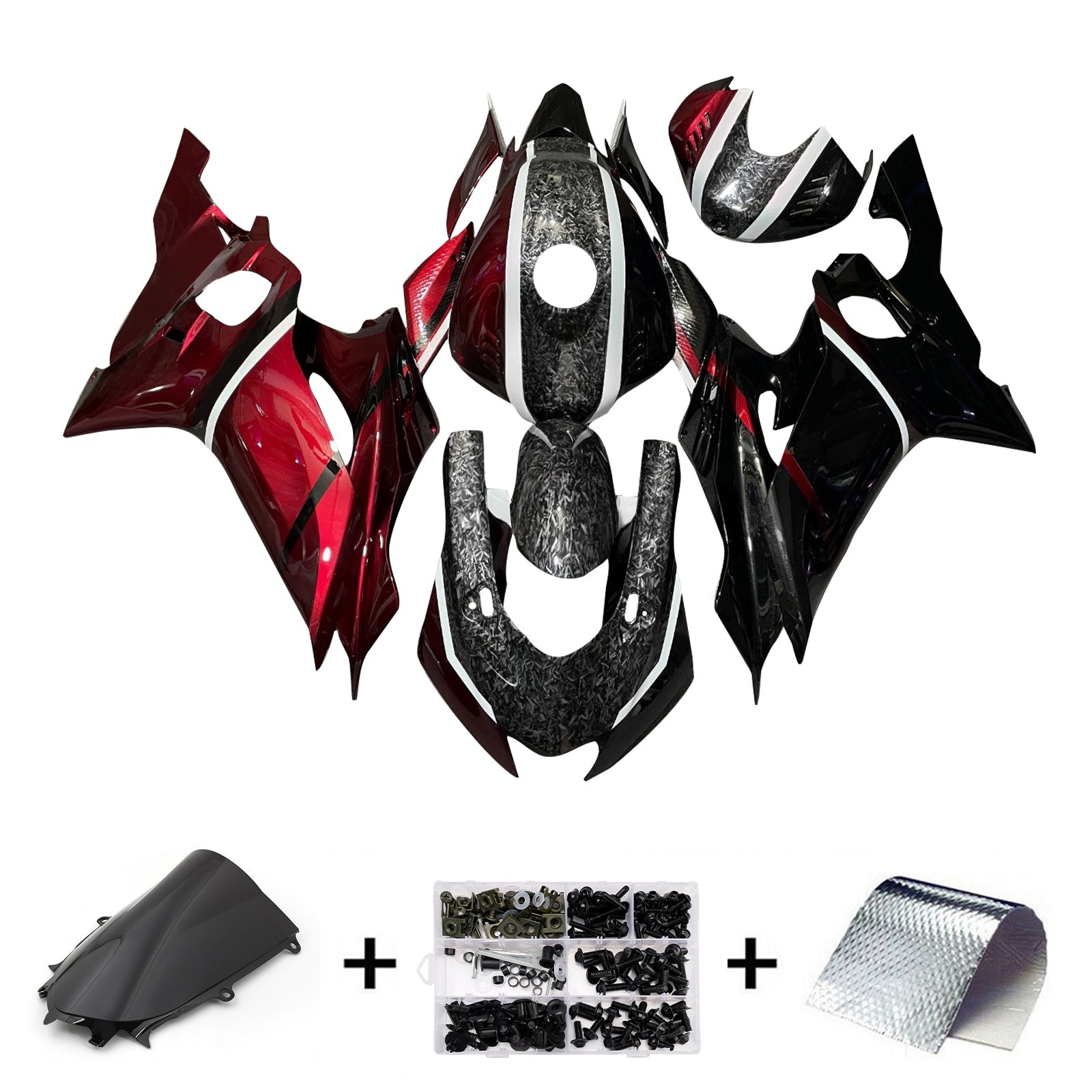 Injection Fairing Kit Bodywork Plastic ABS fit For Yamaha YZF-R6 2017-2023