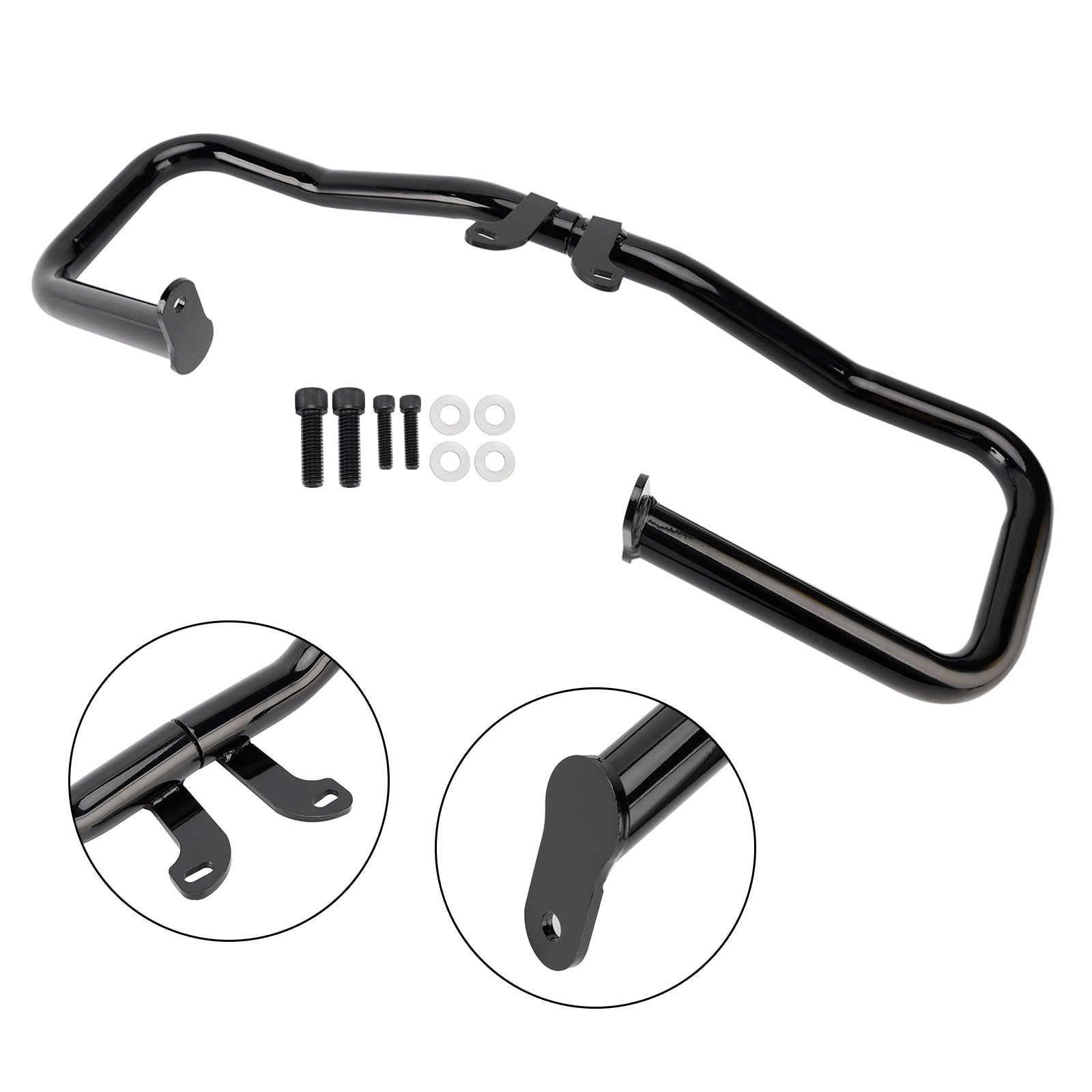 2014-2024 Touring Road King Engine Guard Frame Anti-Crash Bumper Protector Chrome