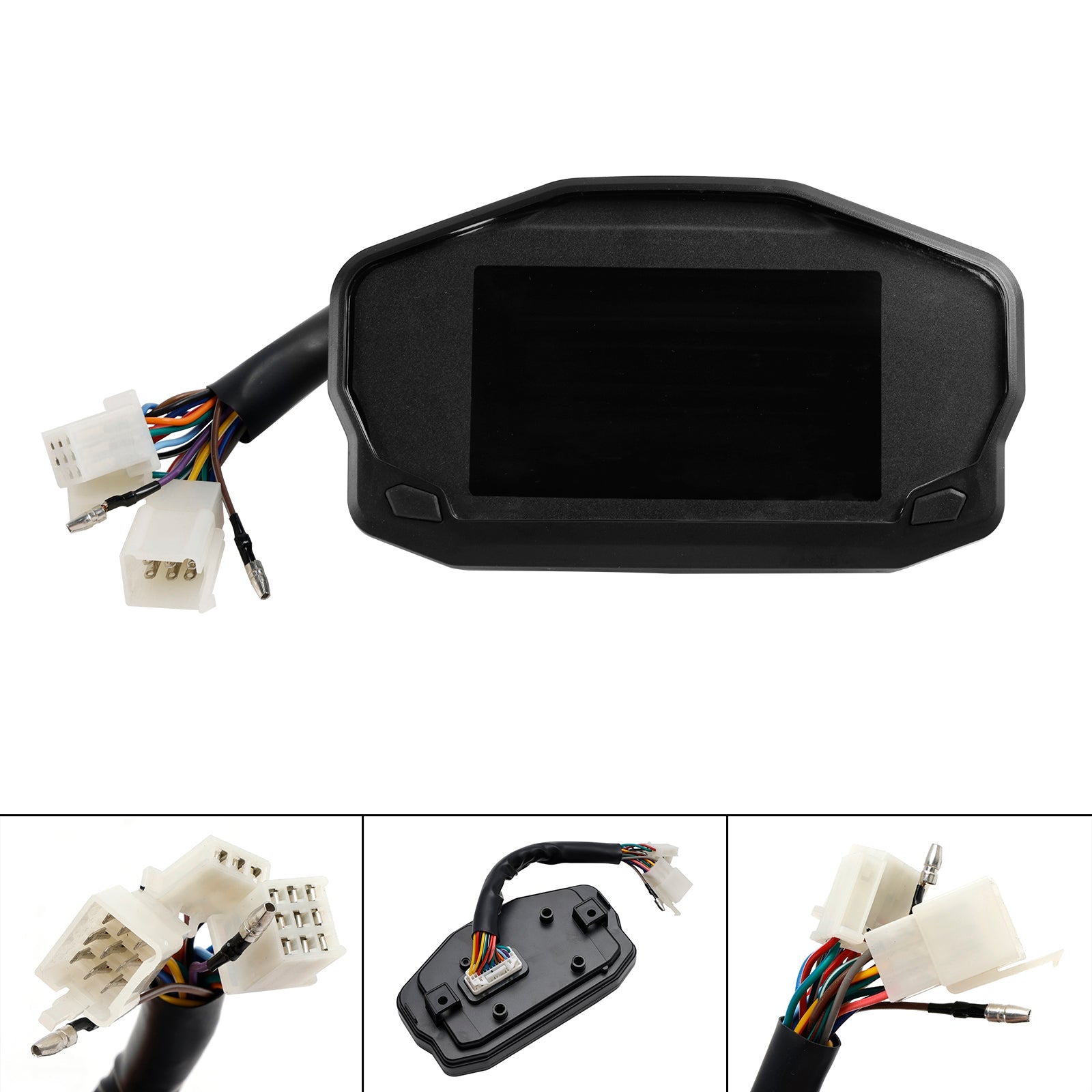 Backlight Lcd Rpm Digital Display Odometer Speedometer Universal For Motorcycle