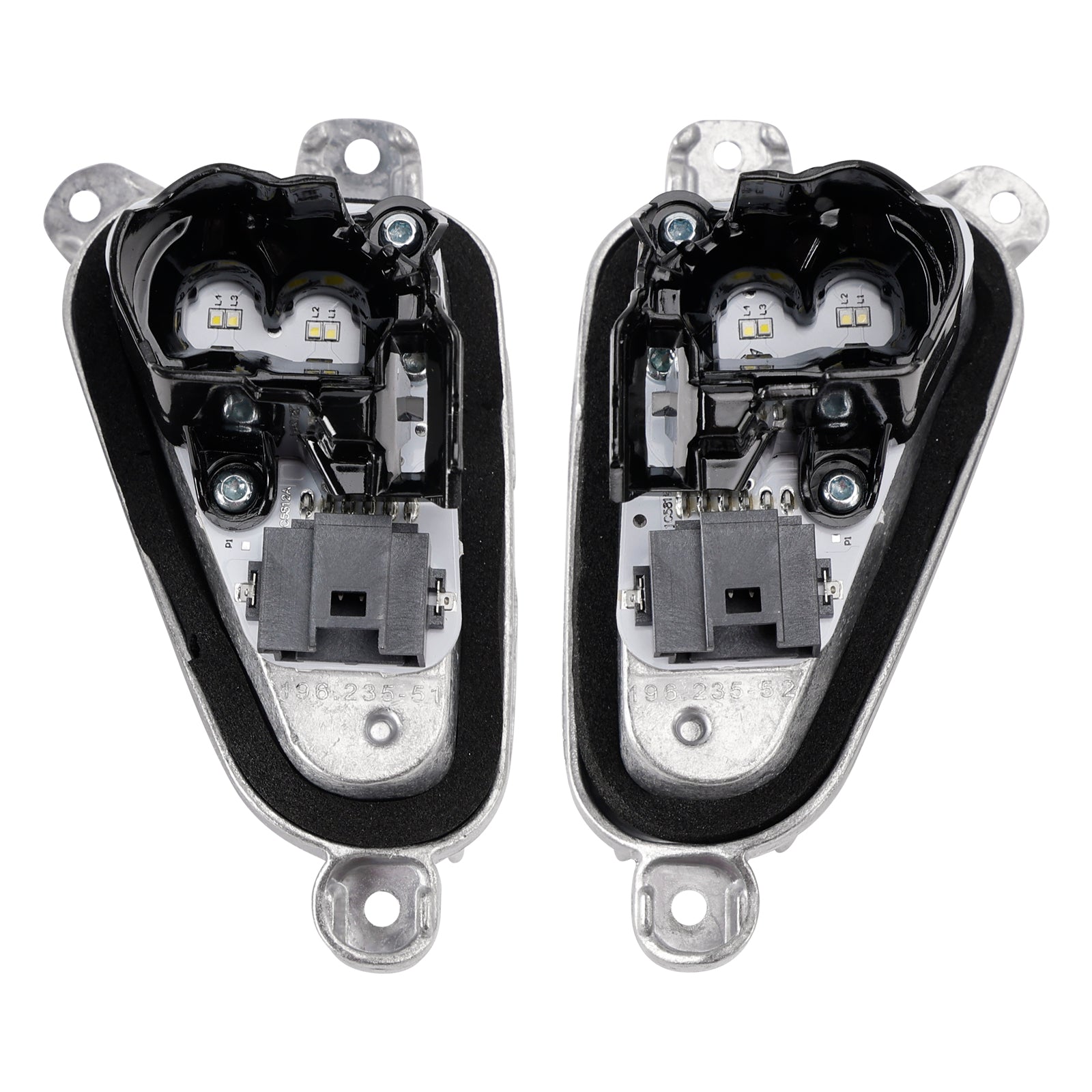 2PCS LED Headlight Daytime Running Light Module Ballast 19623501 For Renault