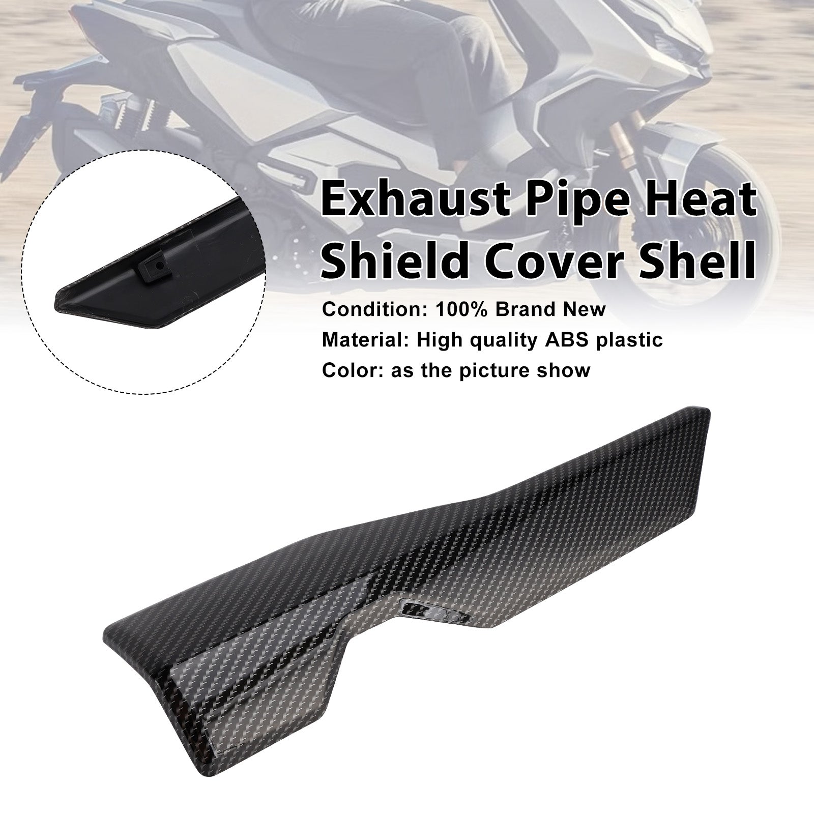 2022-2024 Honda ADV 350 Exhaust Pipe Heat Shield Cover Shell