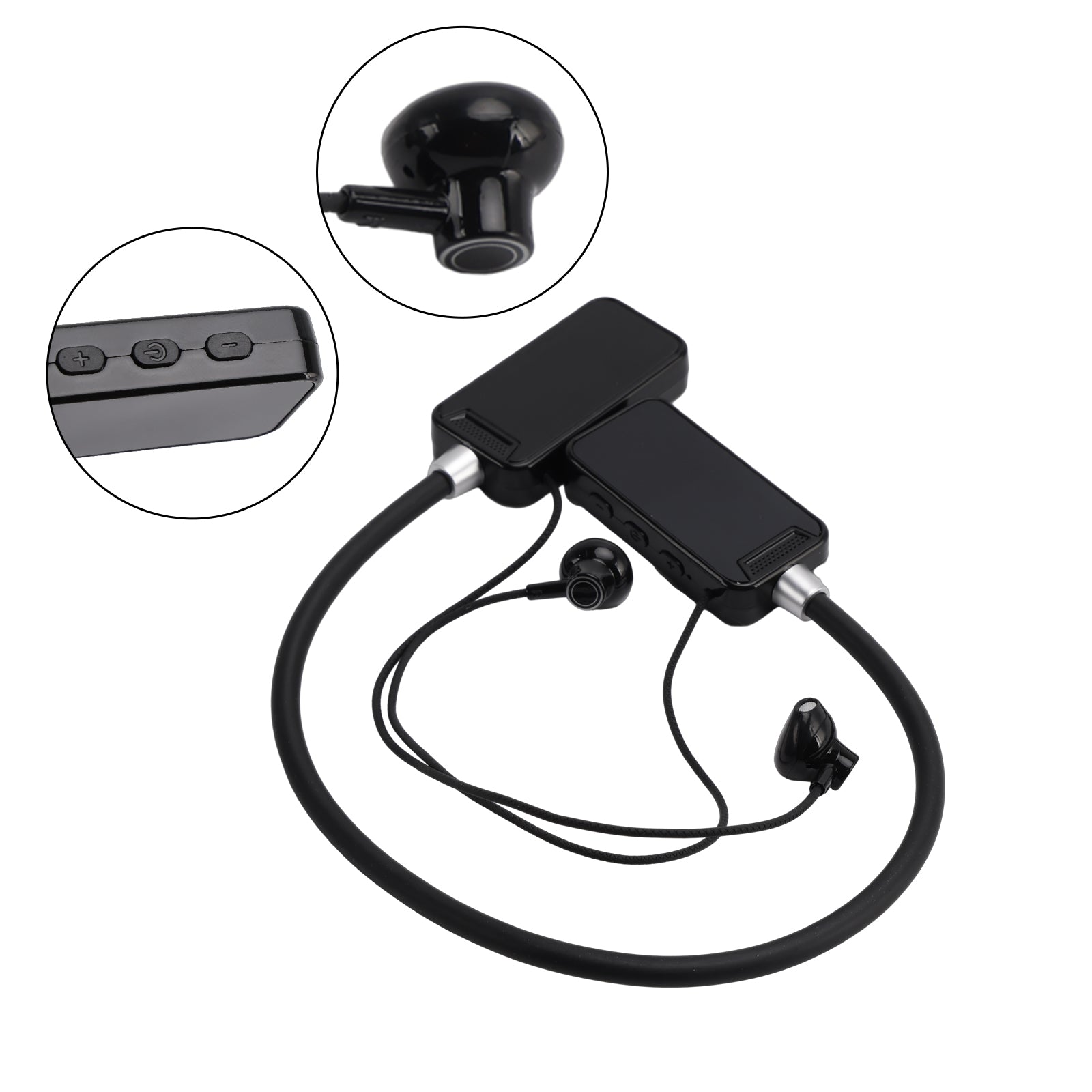 Bluetooth Headphones 5.3 Smart Digital Display for Games Live Singing Ear-Return
