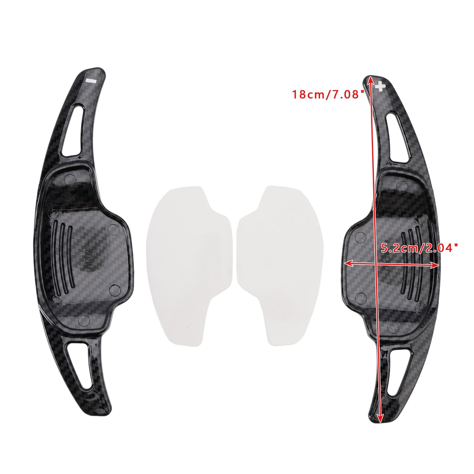 Carbon Look Steering Wheel Paddle Shifter Extension Covers Fit Chevy Camaro