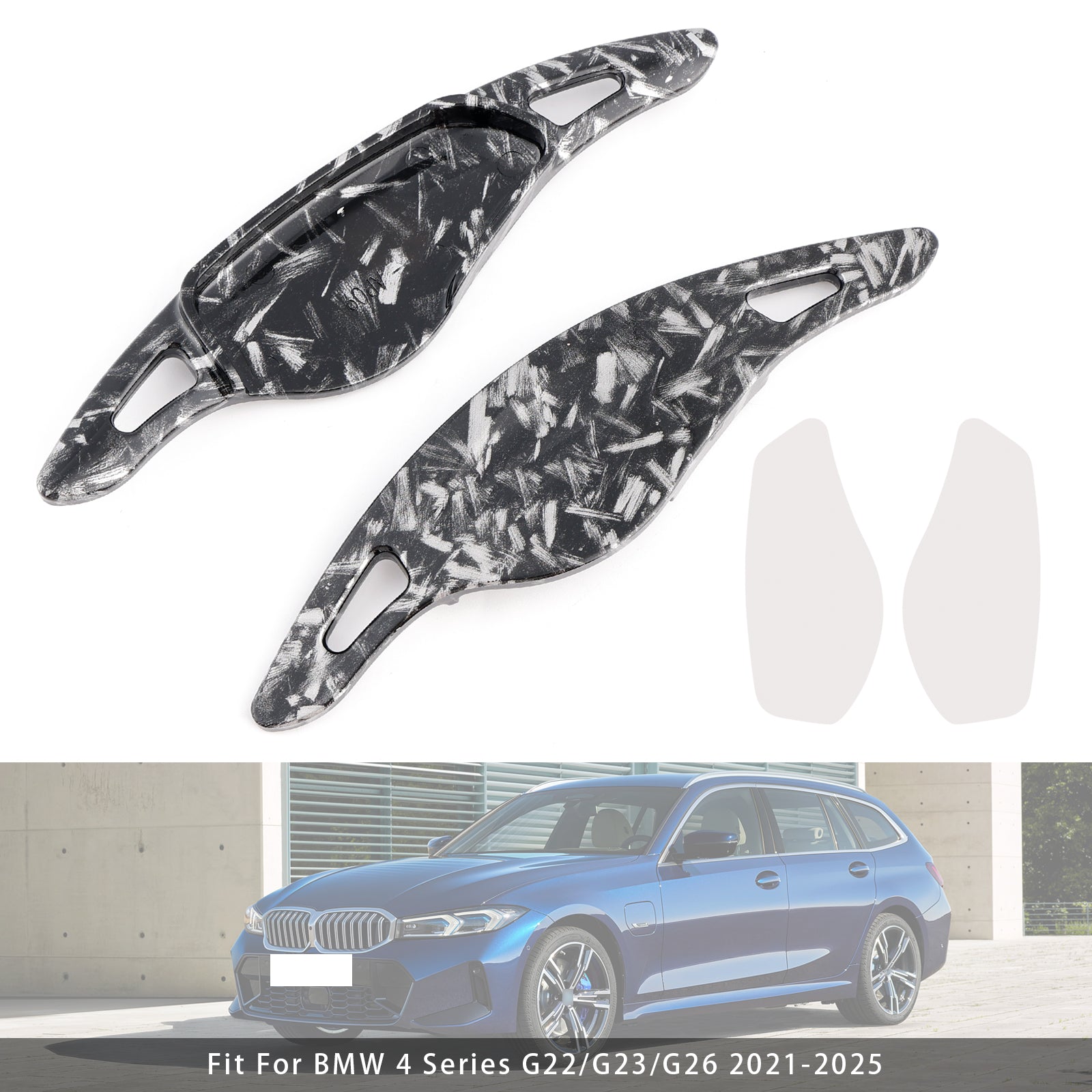 Steering Wheel Paddle Shifter Extensions For BMW G01 X3 F97 X3M G02 X4 X4M