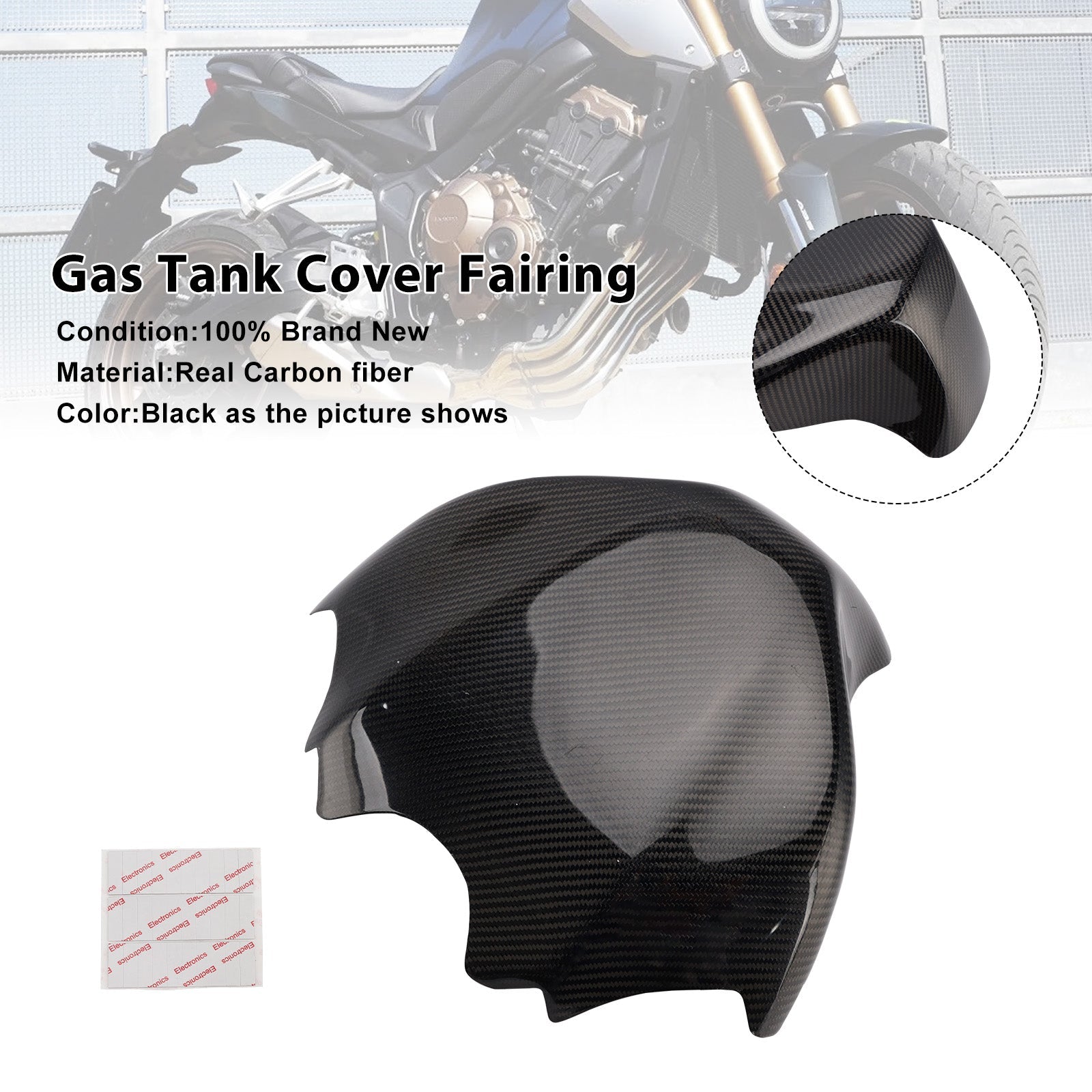 2019-2025 HONDA CB650R CBR650R Real Carbon Fiber Tank Cover Fairing