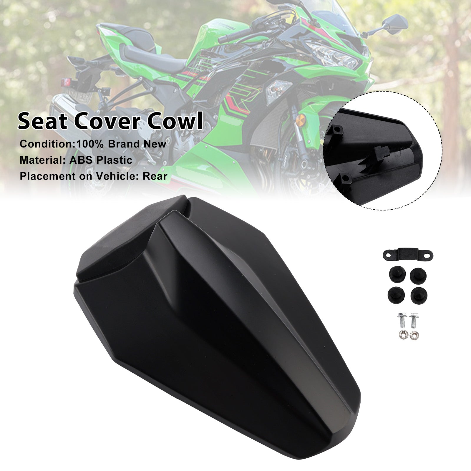 Racing Tail Rear Seat Fairing Cowl for Kawasaki ZX25R ZX4R ZX4RR 2020-2025