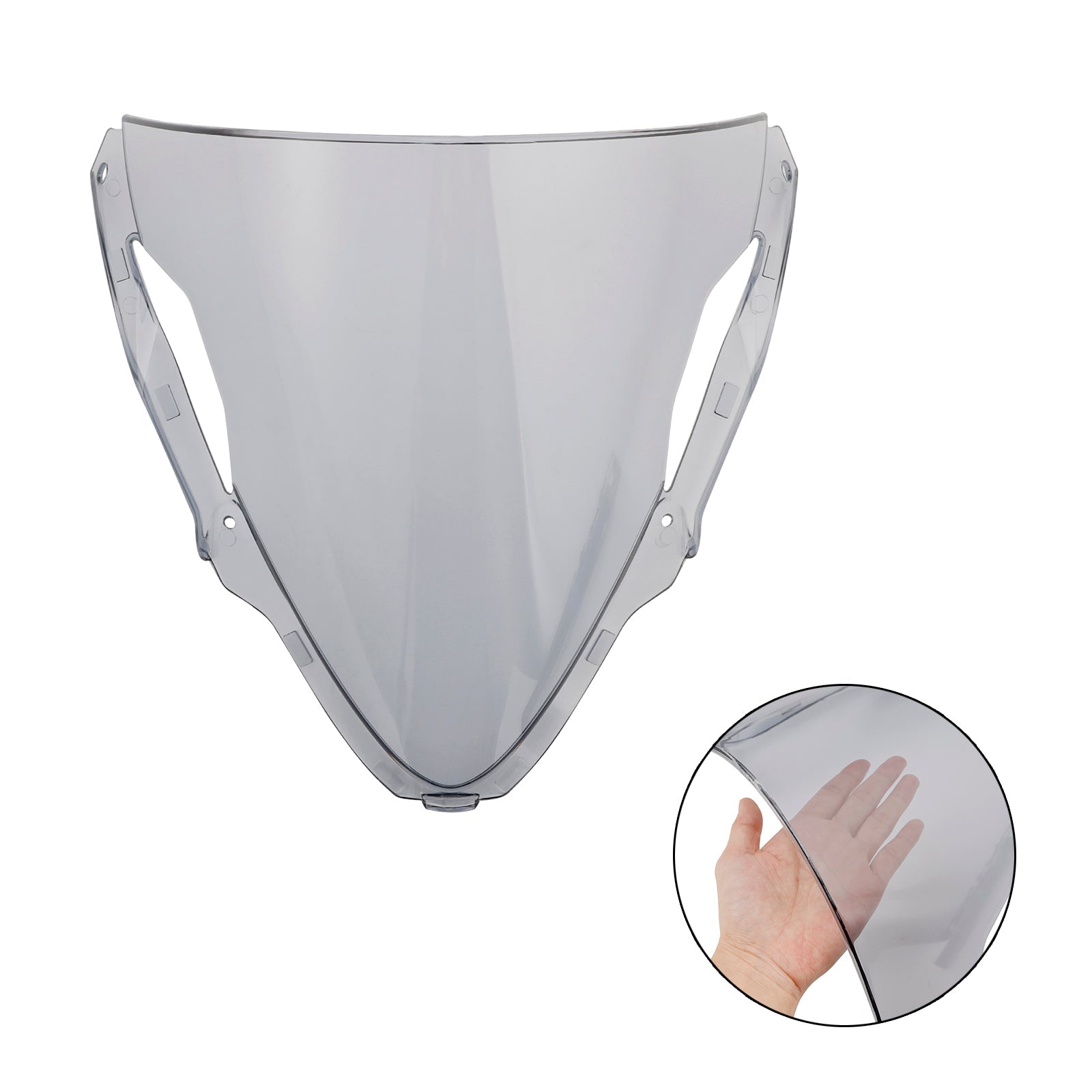 kawasaki ZX-6R 2024 용 앞 유리 윈드 스크린