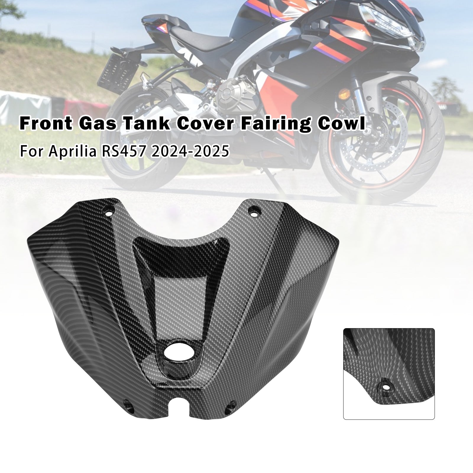 2024-2025 Aprilia RS457 RS 457 Front Gas Tank Cover Trim Fairing Cowl