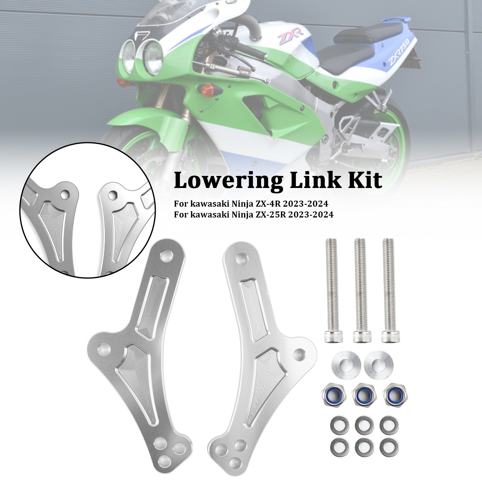 2023-2024 kawasaki ZX-25R Adjustable Lower Suspension Links