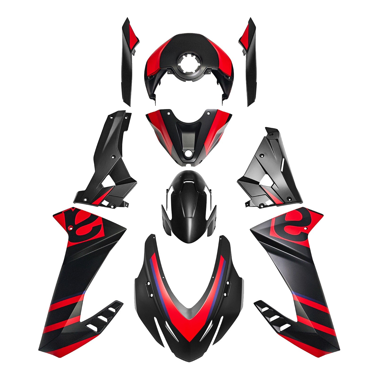 Injection ABS Plastic Bodywork Fairing Kit for Aprilia RS457 2024-2025 05#