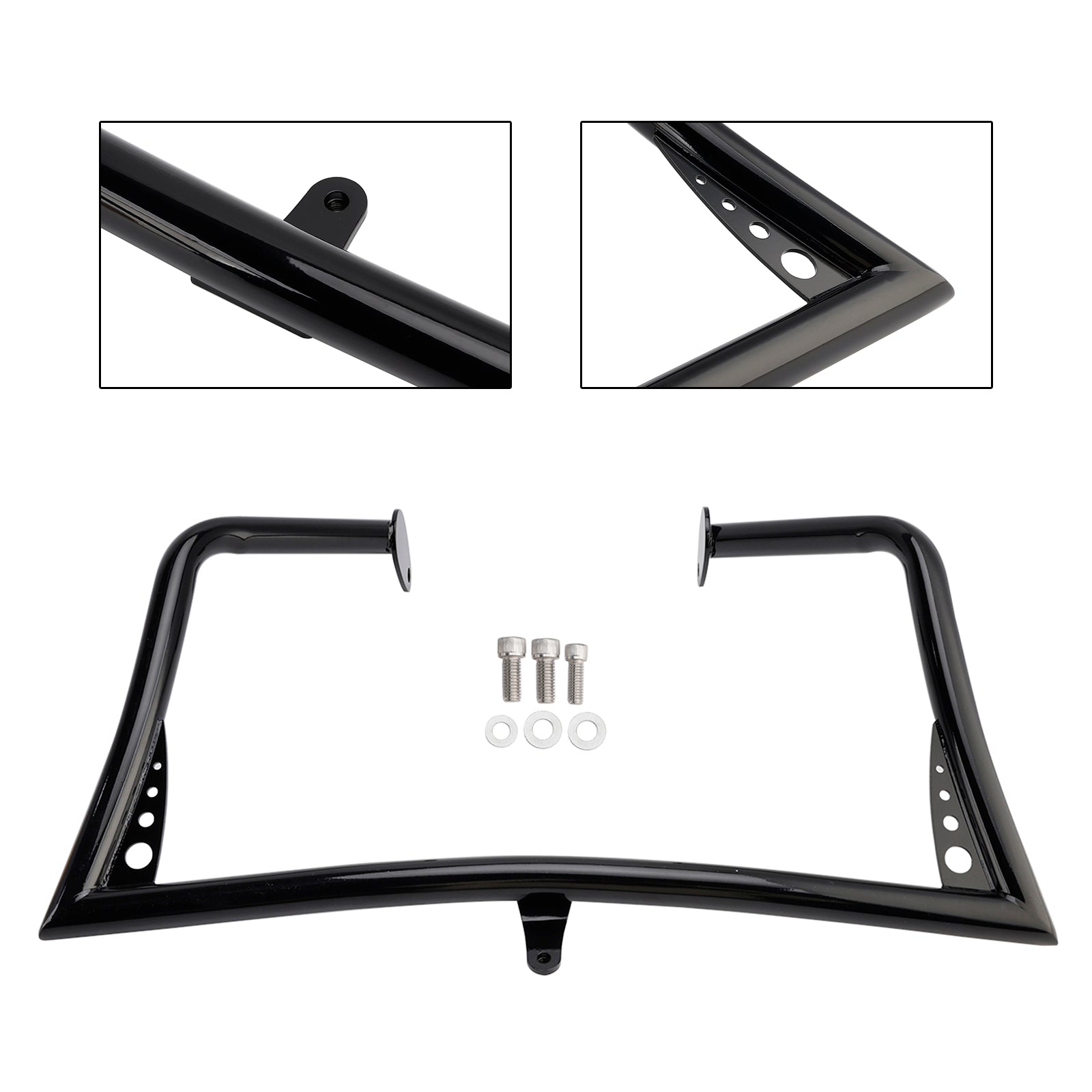 Engine Guard Crash Bar Frame Protector Bumper For Touring Glide 2009-2023 Chrome