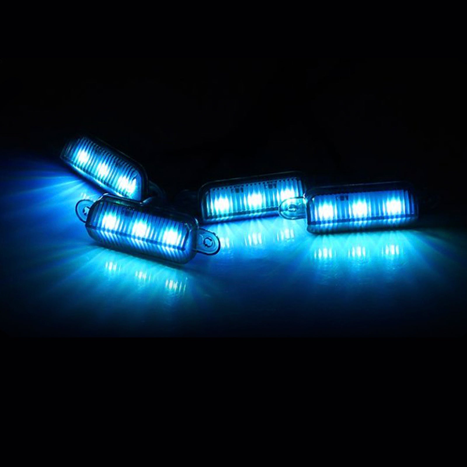 3Pcs Front Grille LED Lighting RGB With APP Controller For SUV off-road vehicles