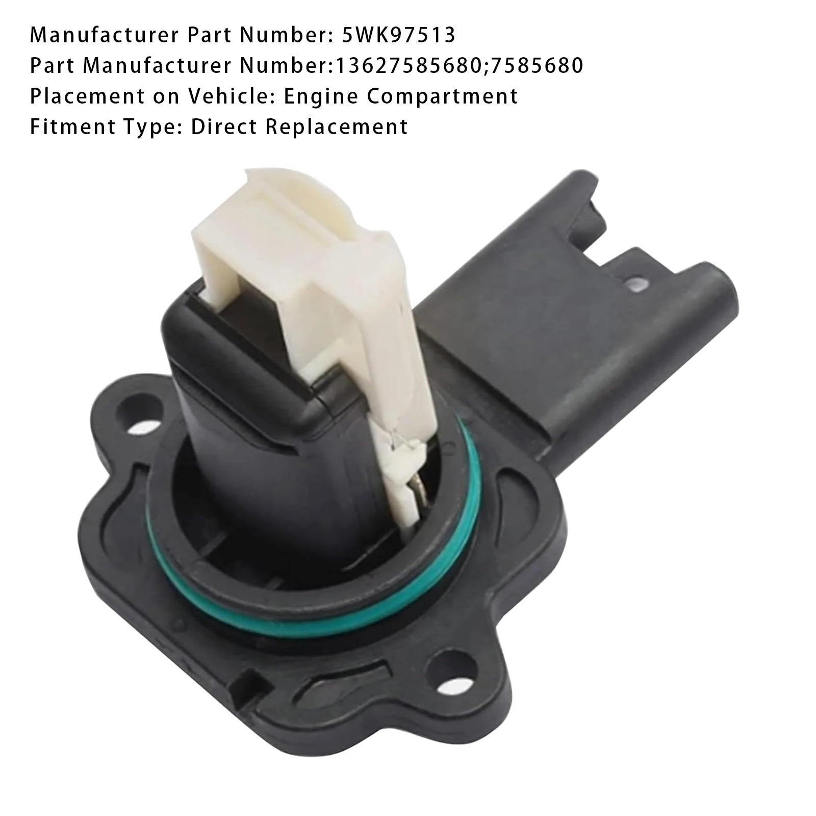 Mass Air Flow Meter Sensor For BMW 128i 328i X3 X5 Z4 13627585680