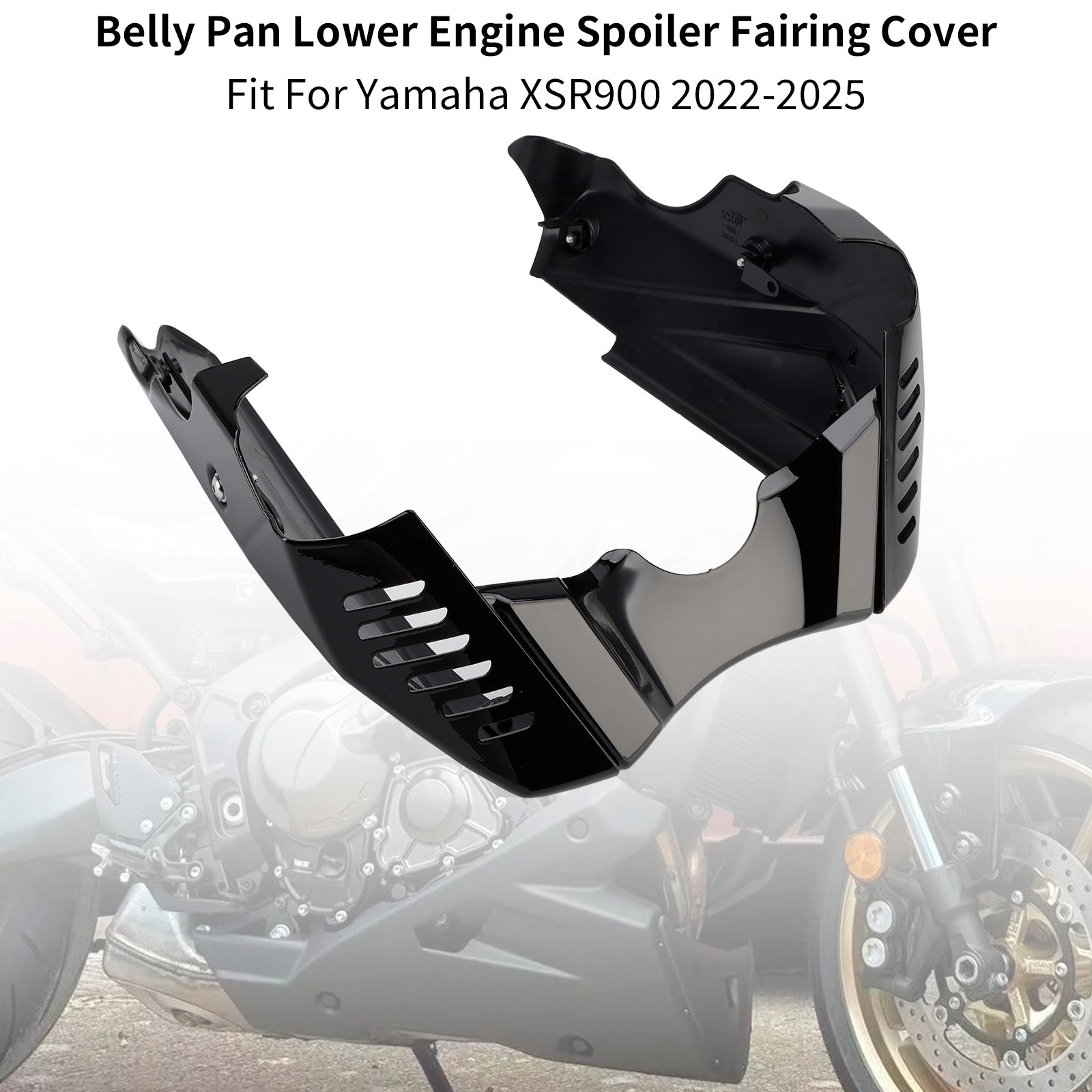 2022-2025 Yamaha XSR900 Belly Pan Lower Engine Spoiler Fairing Cover