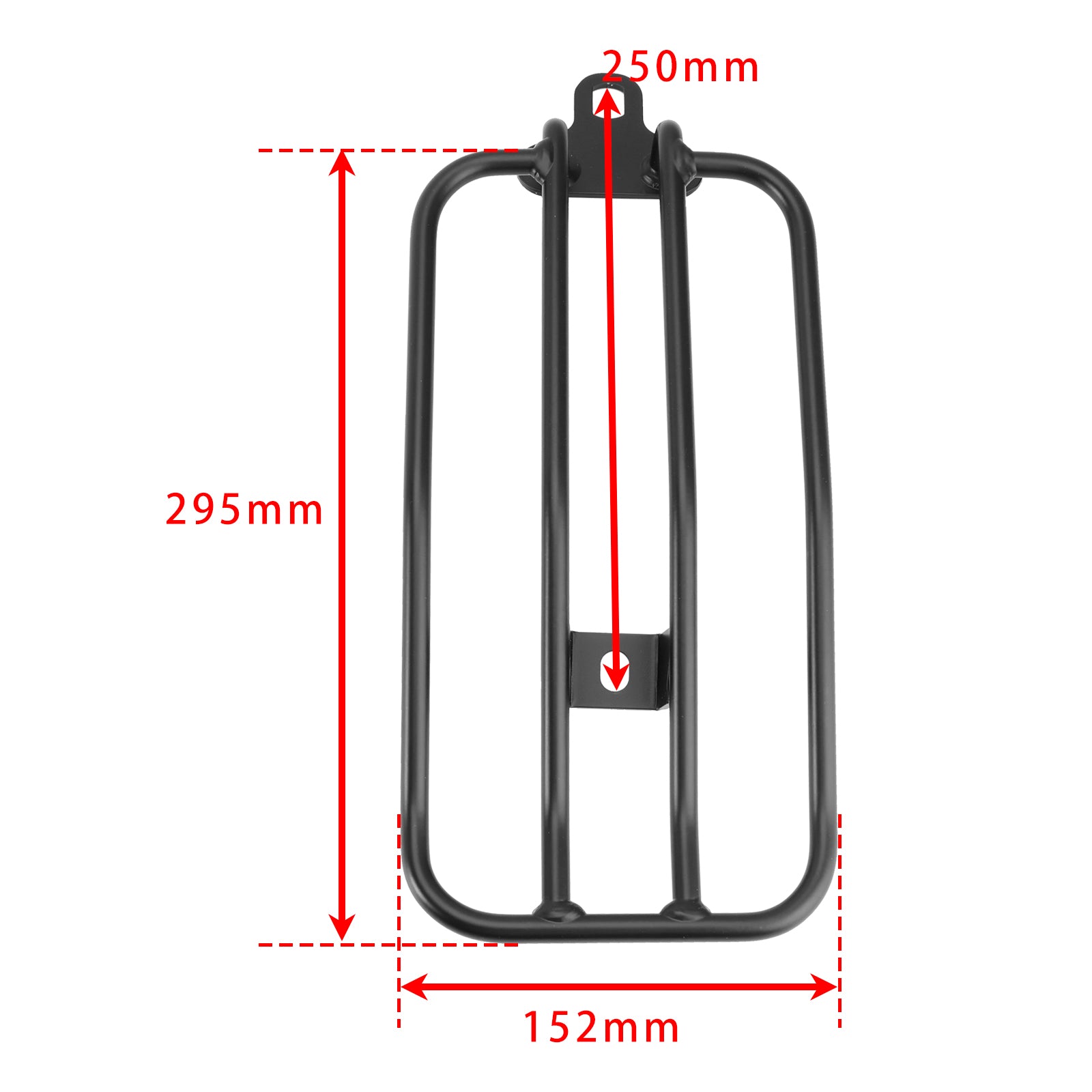 2024-2025 Kawasaki Eliminator 500 Black Rear Luggage Carrier Solorack