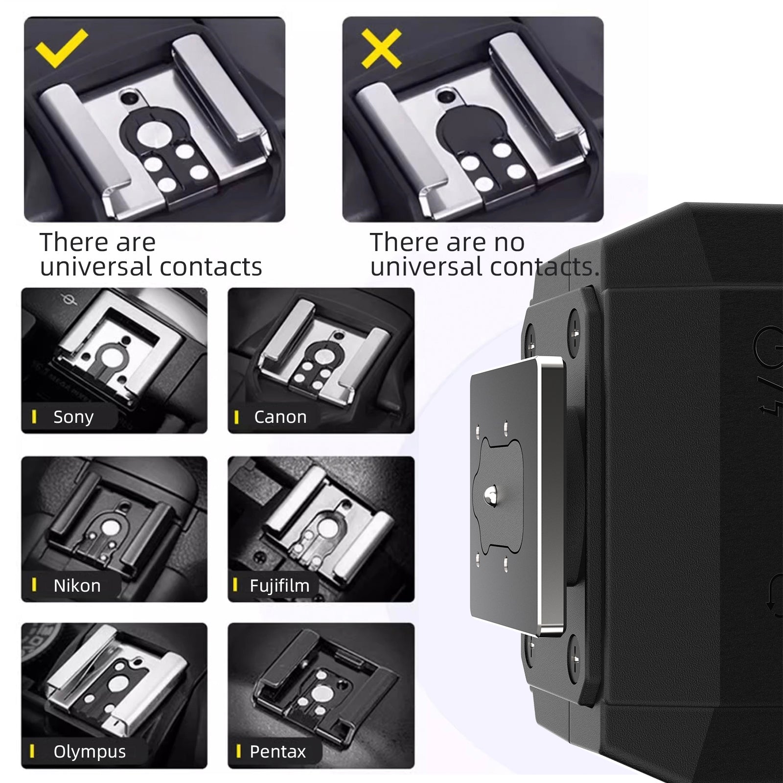 F02 Mini Flash Light Micro Single Camera Hot Shoe Portable Photography Fill Light