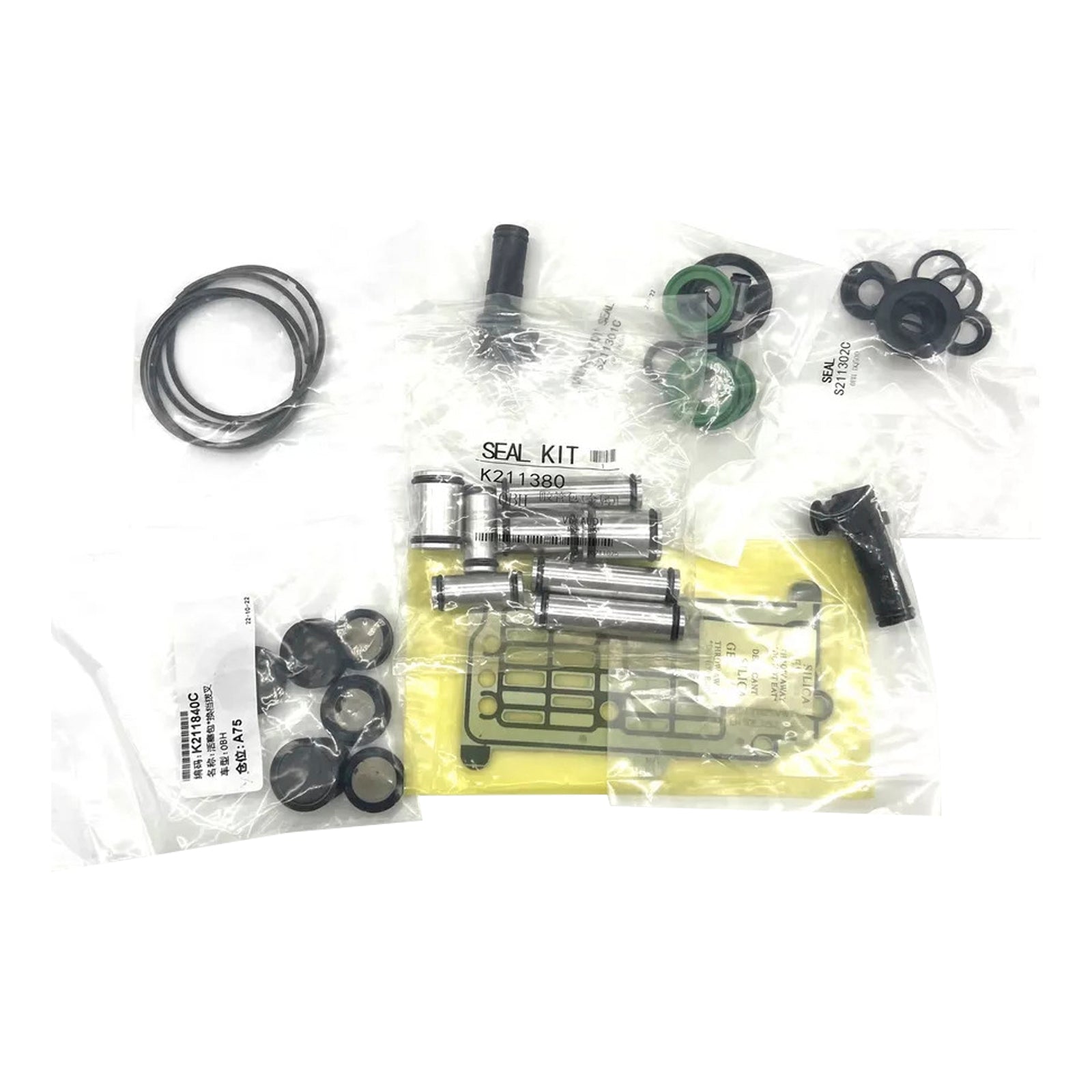 DQ500 0BH 0BT Transmission Overhaul Seals Pistons Gasket Kit For VW AUDI