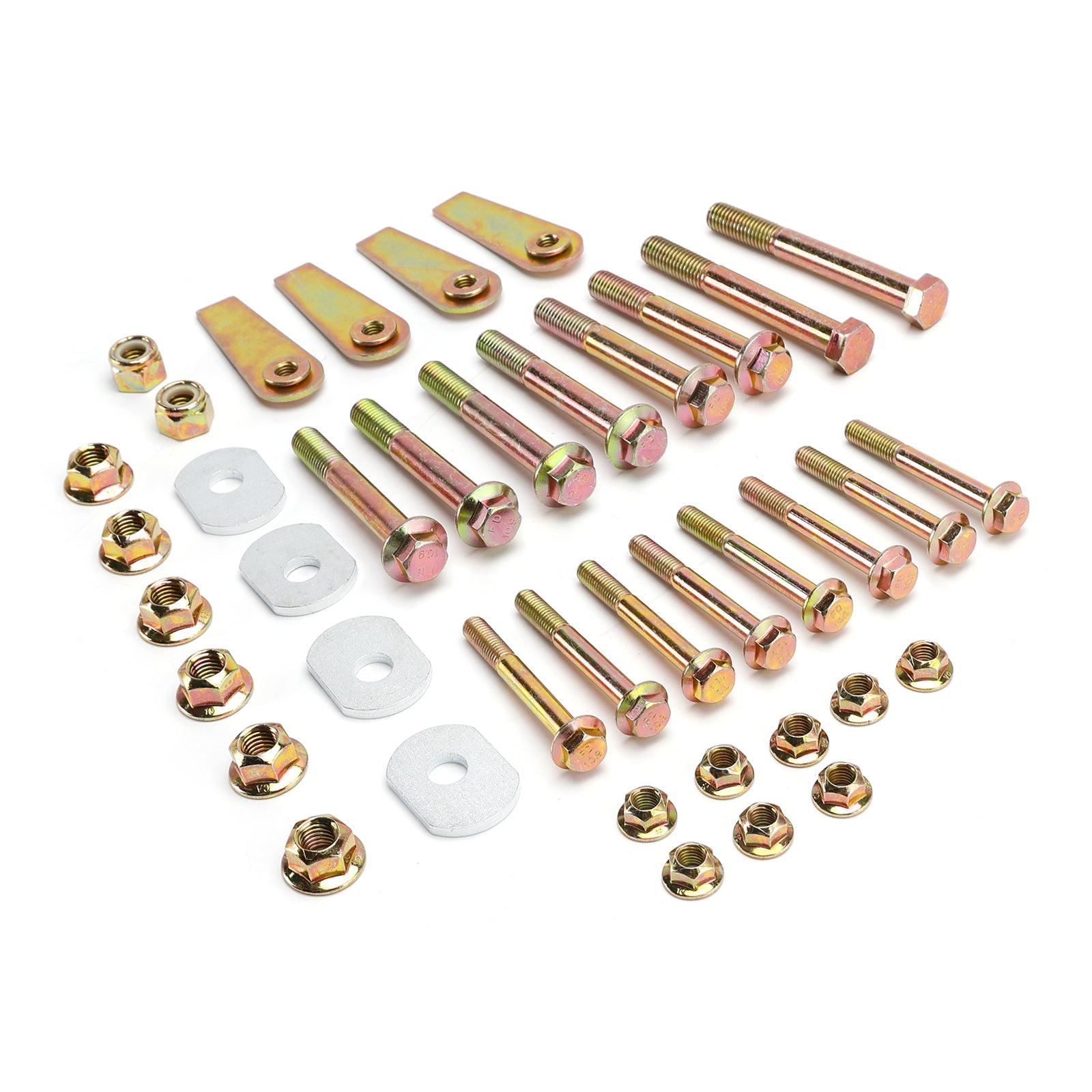 1997-2006 For Jeep Wrangler TJ Control Arm Front and Rear w/Cam Bolt Delete and Flag Nuts