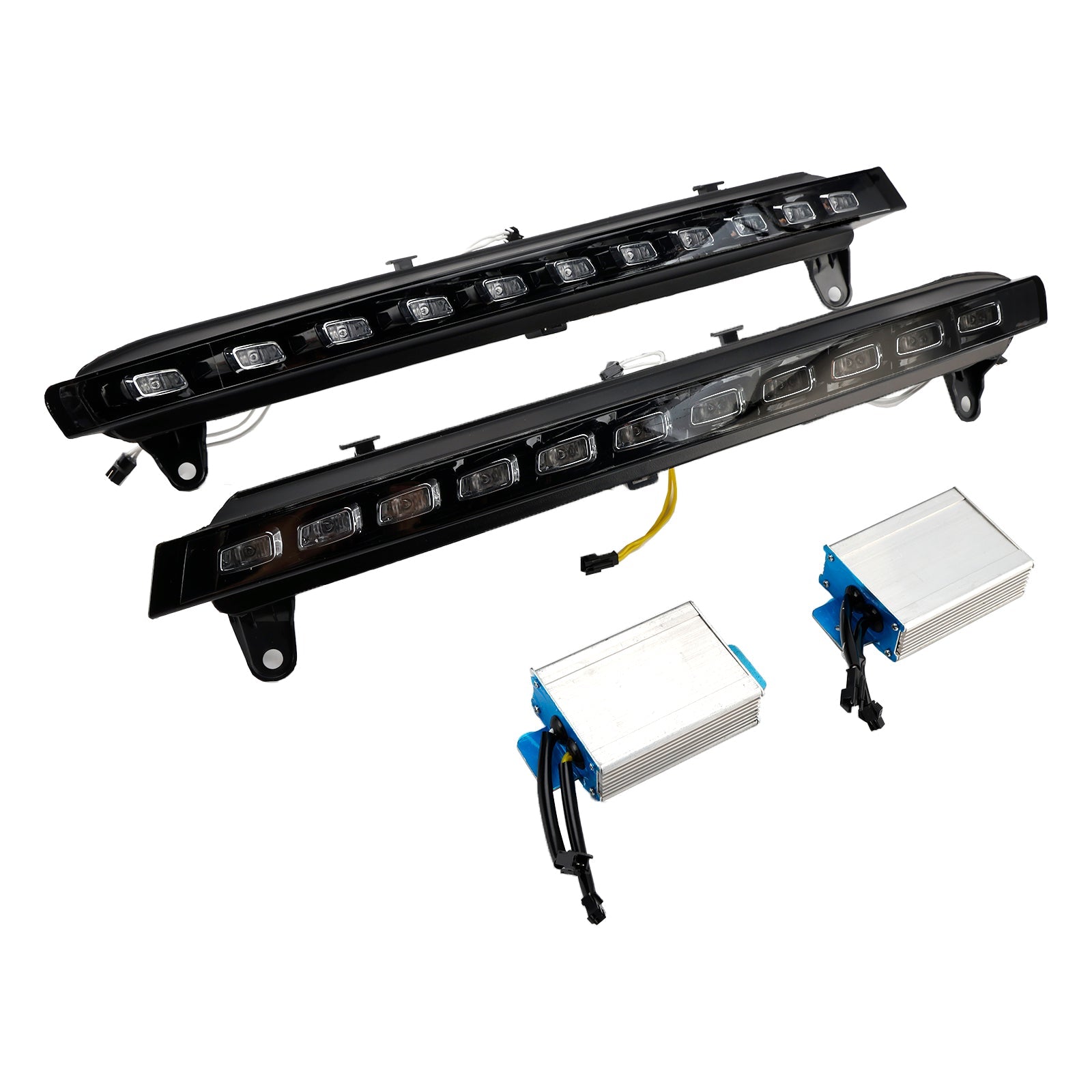 2007-2009 Audi Q7 4L Pair LED Daytime Running Light 4L0953041 4L0953042