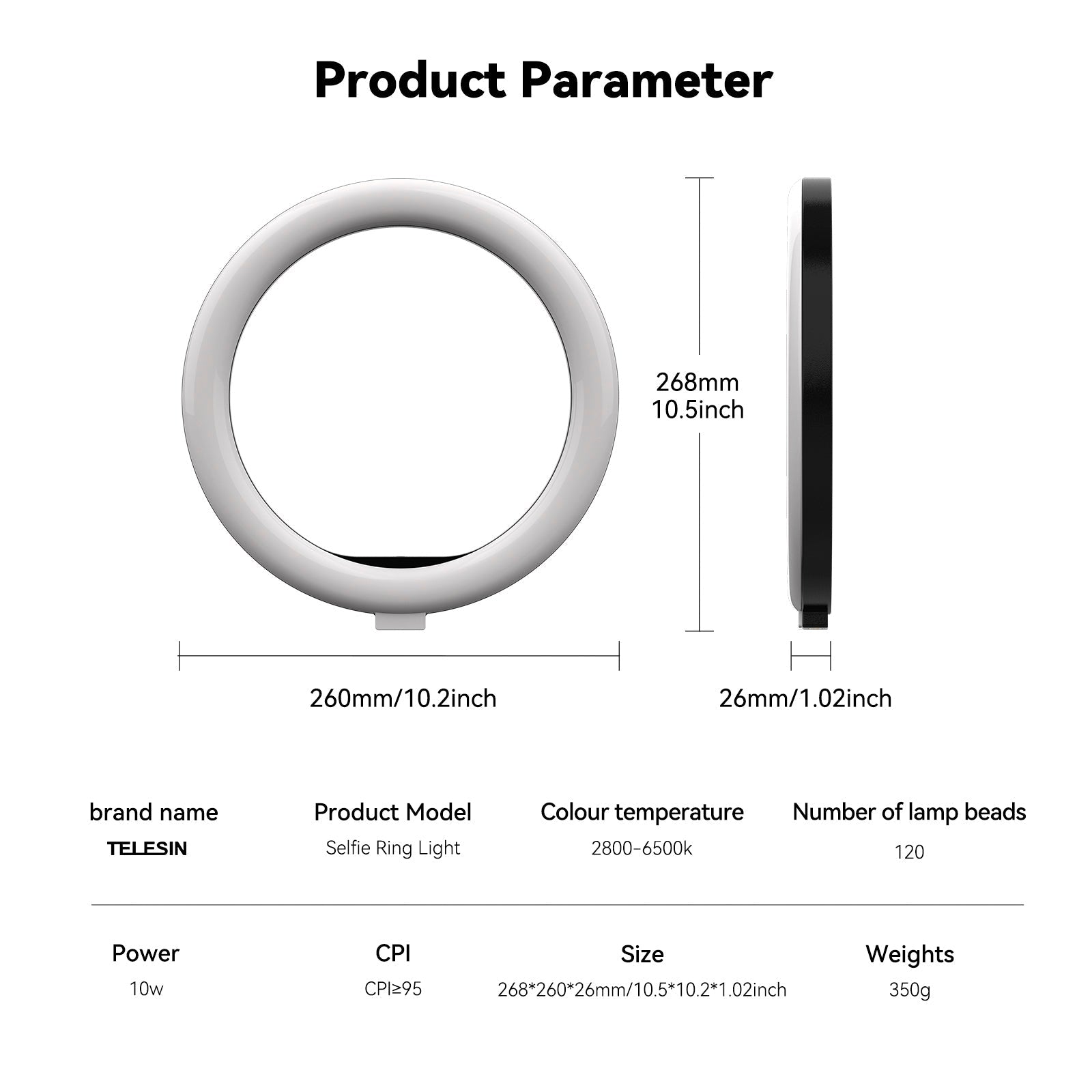 Mobile Video Live Broadcast Bracket Ring Fill Light Beauty Desktop Fill Light