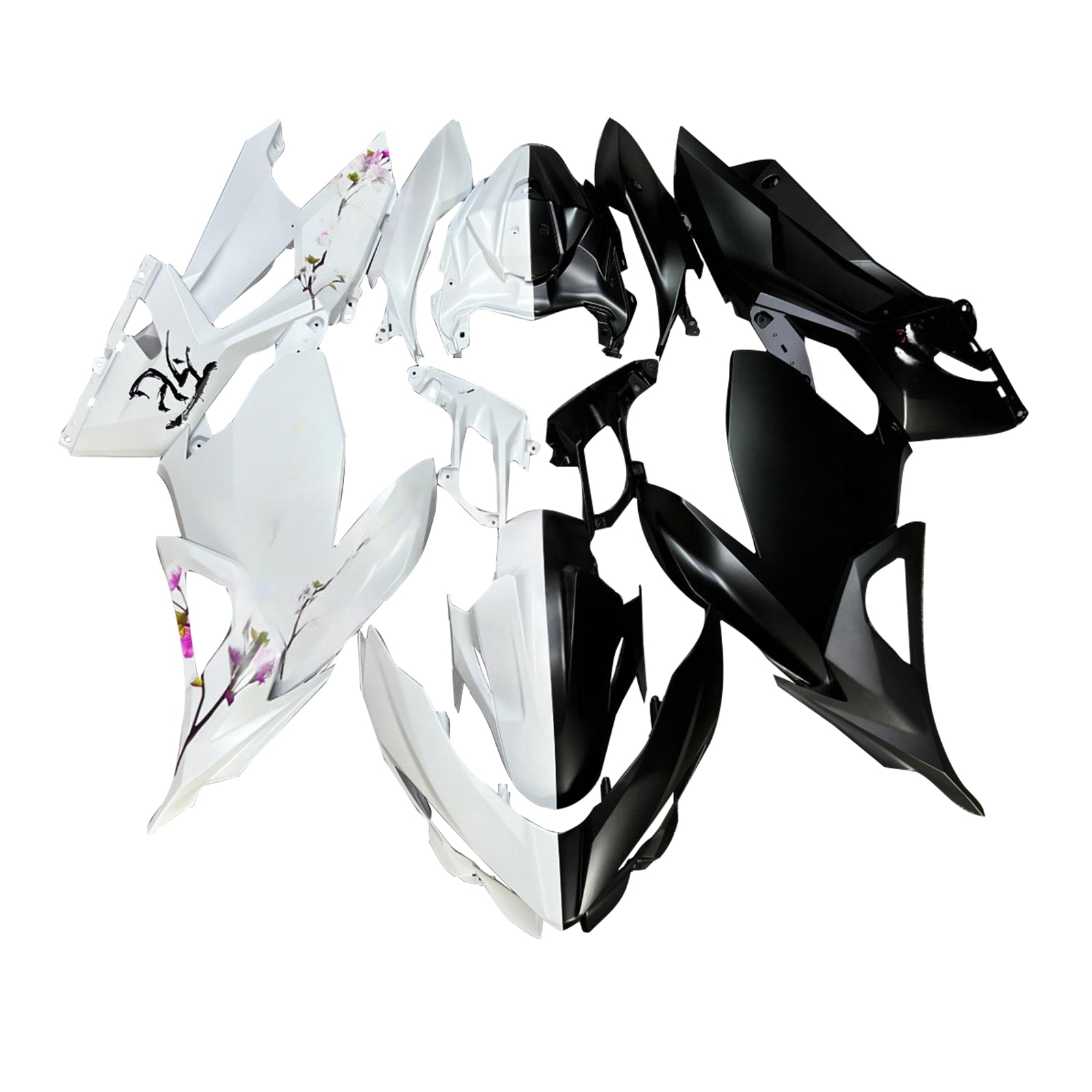 Injection Fairing Kit Bodywork Plastic ABS fit For Kawasaki EX400 Ninja400 2018-2024