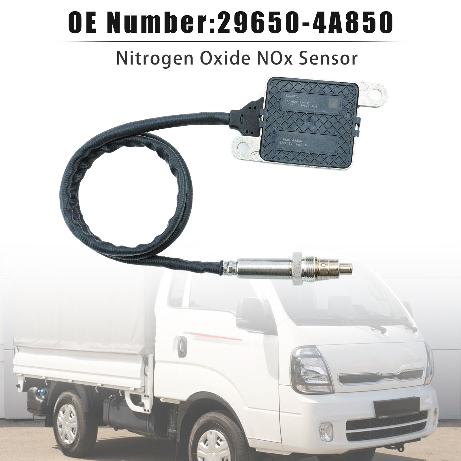Nitrogen Oxide NOx Sensor 29650-4A850 For Hyundai KIA Truck Parts