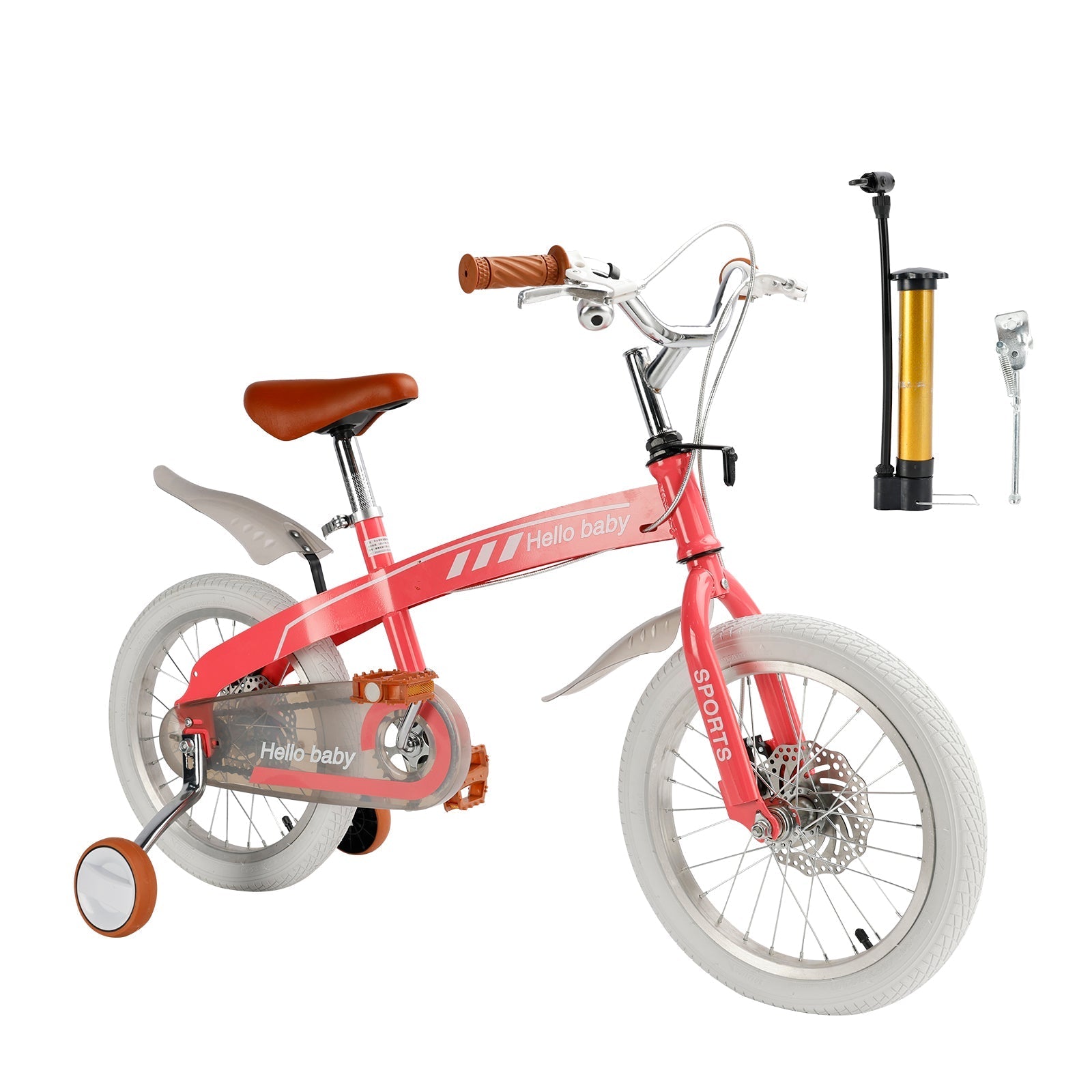 16 inches kid's bike children bicycle with auxiliary wheels