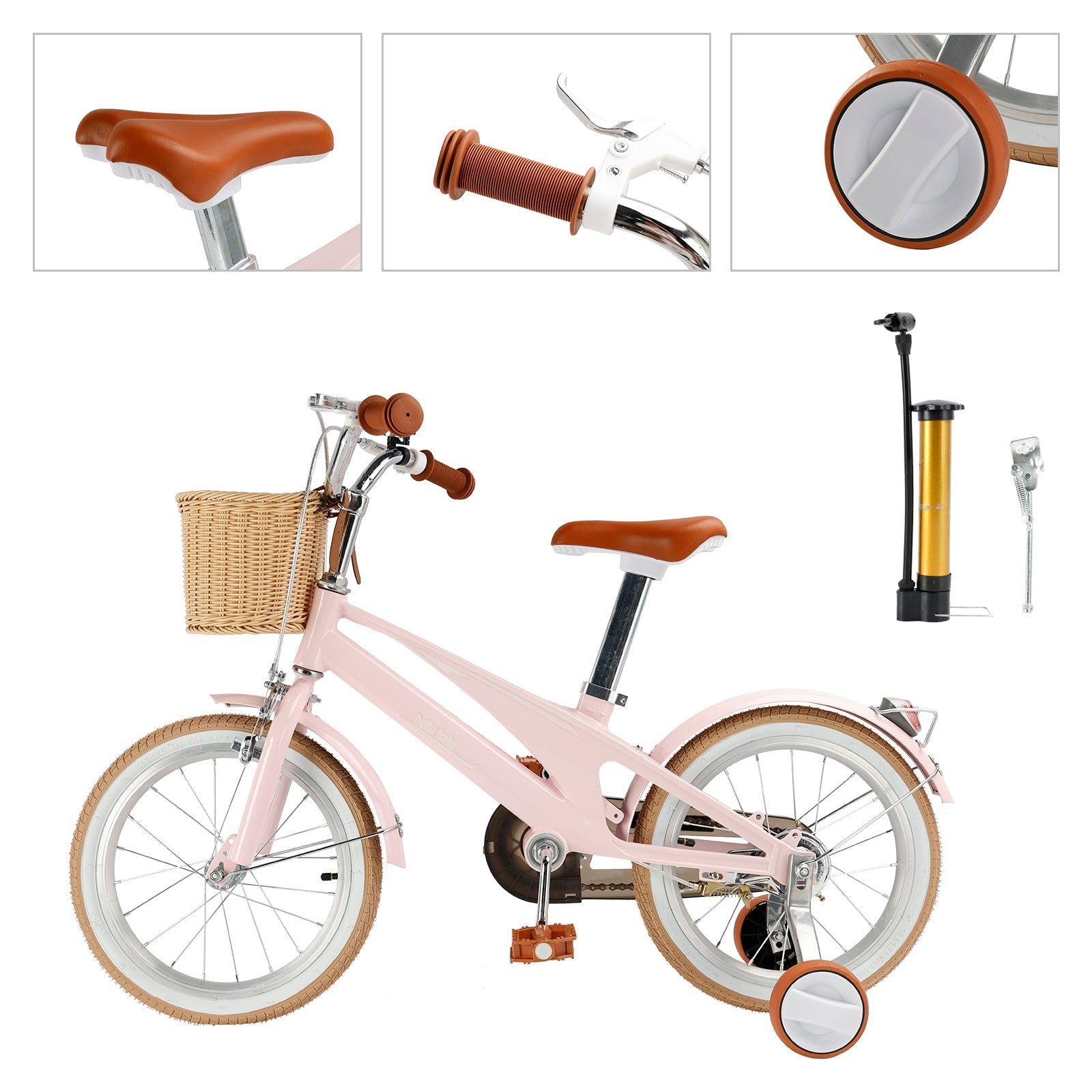 Ages 7-9 Years 16 inches Kid's Bike Child Bicycle