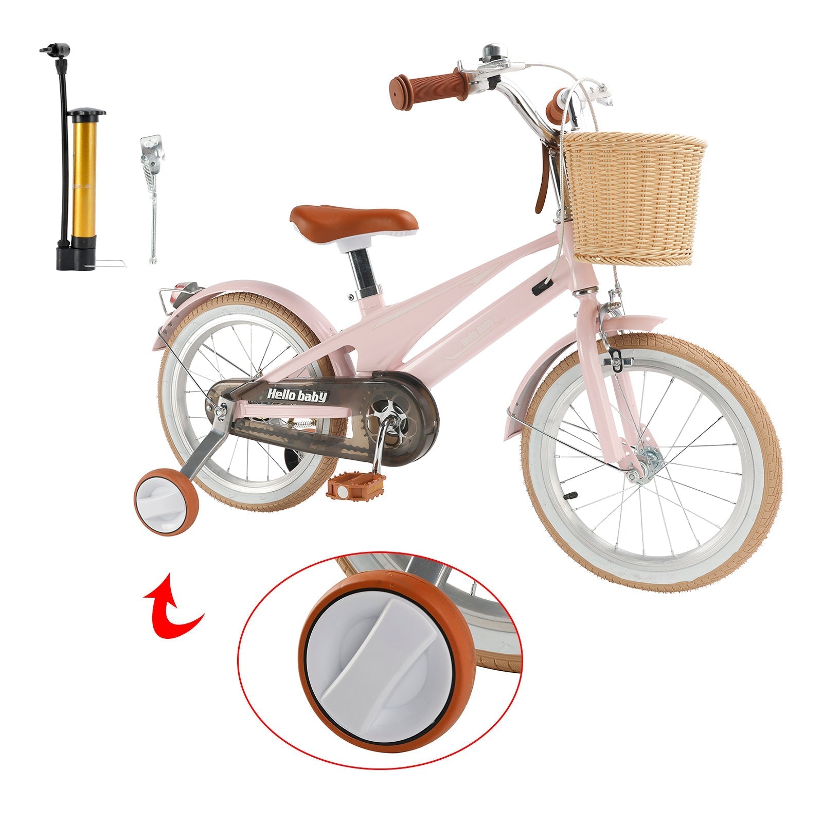 Ages 7-9 Years 16 inches Kid's Bike Child Bicycle