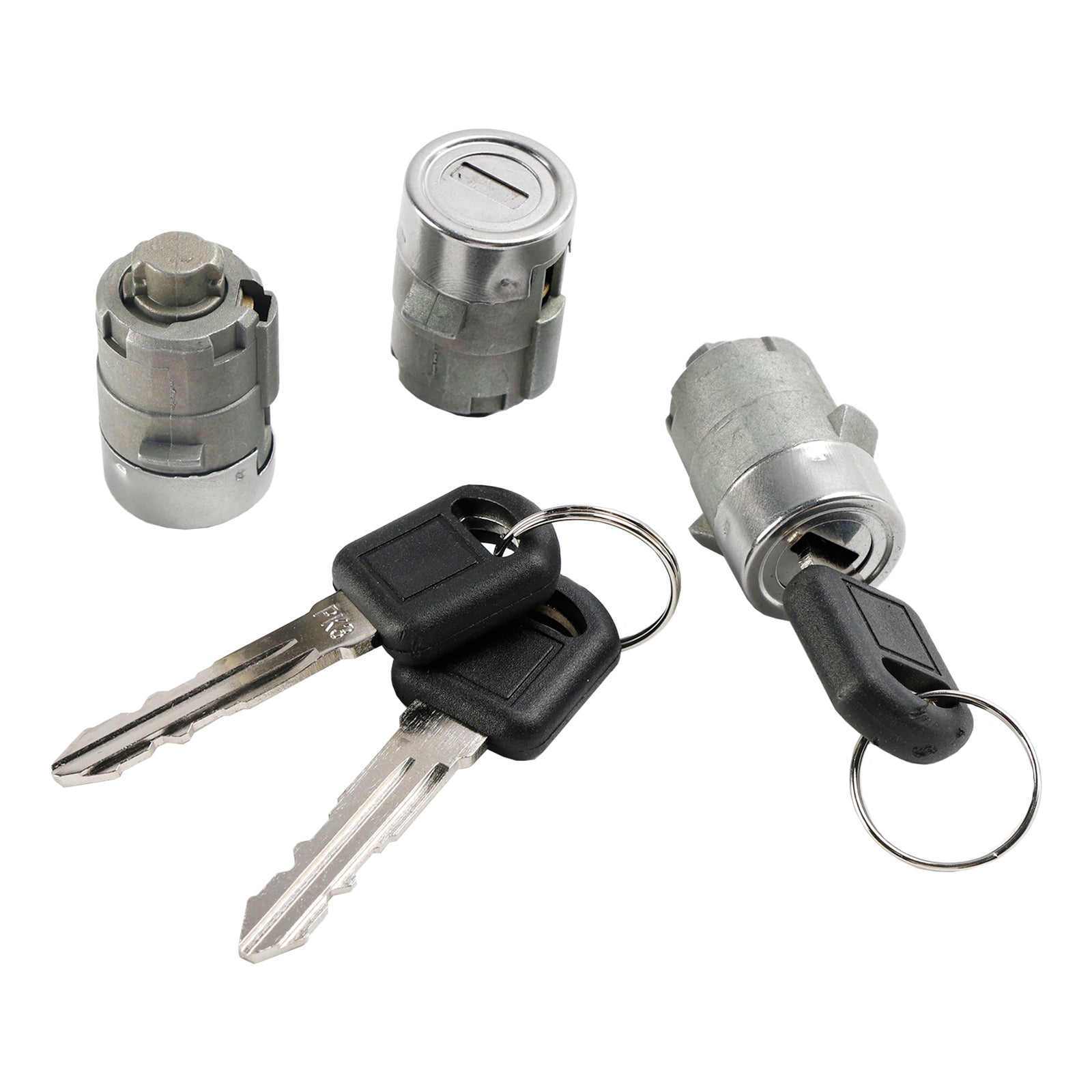 Ignition Key Switch Cylinder & 3 Door Lock Set W/2 Keys For Suburban Tahoe 1998-1999