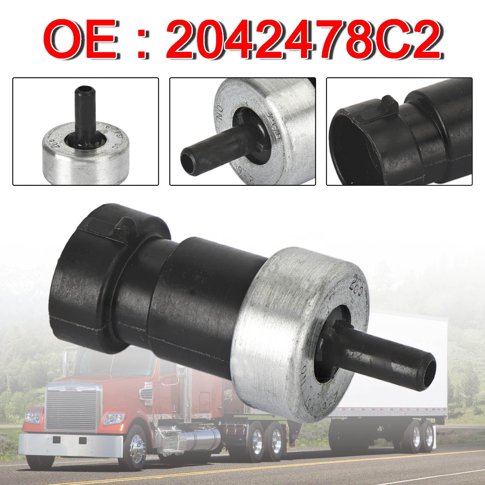 ATP International 저압 공기 브레이크 스위치 2042478C2 (Advance Truck용)