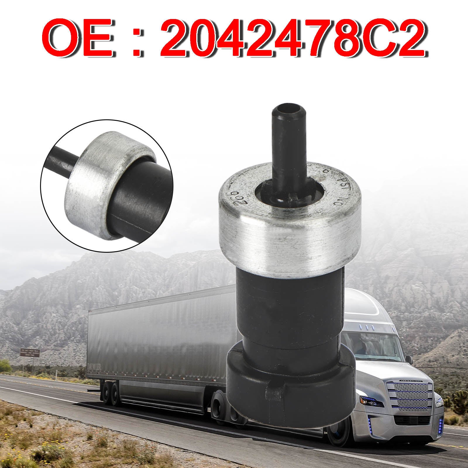 ATP International 저압 공기 브레이크 스위치 2042478C2 (Advance Truck용)