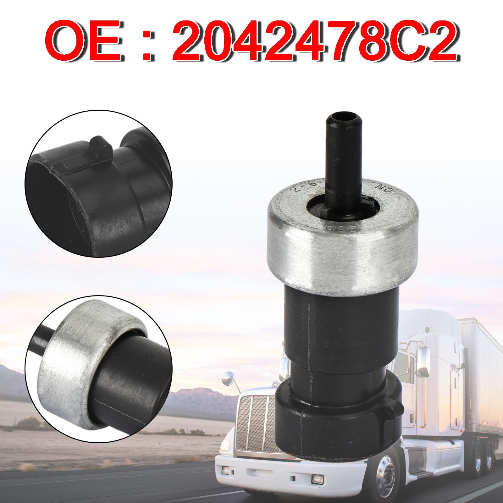 ATP International 저압 공기 브레이크 스위치 2042478C2 (Advance Truck용)