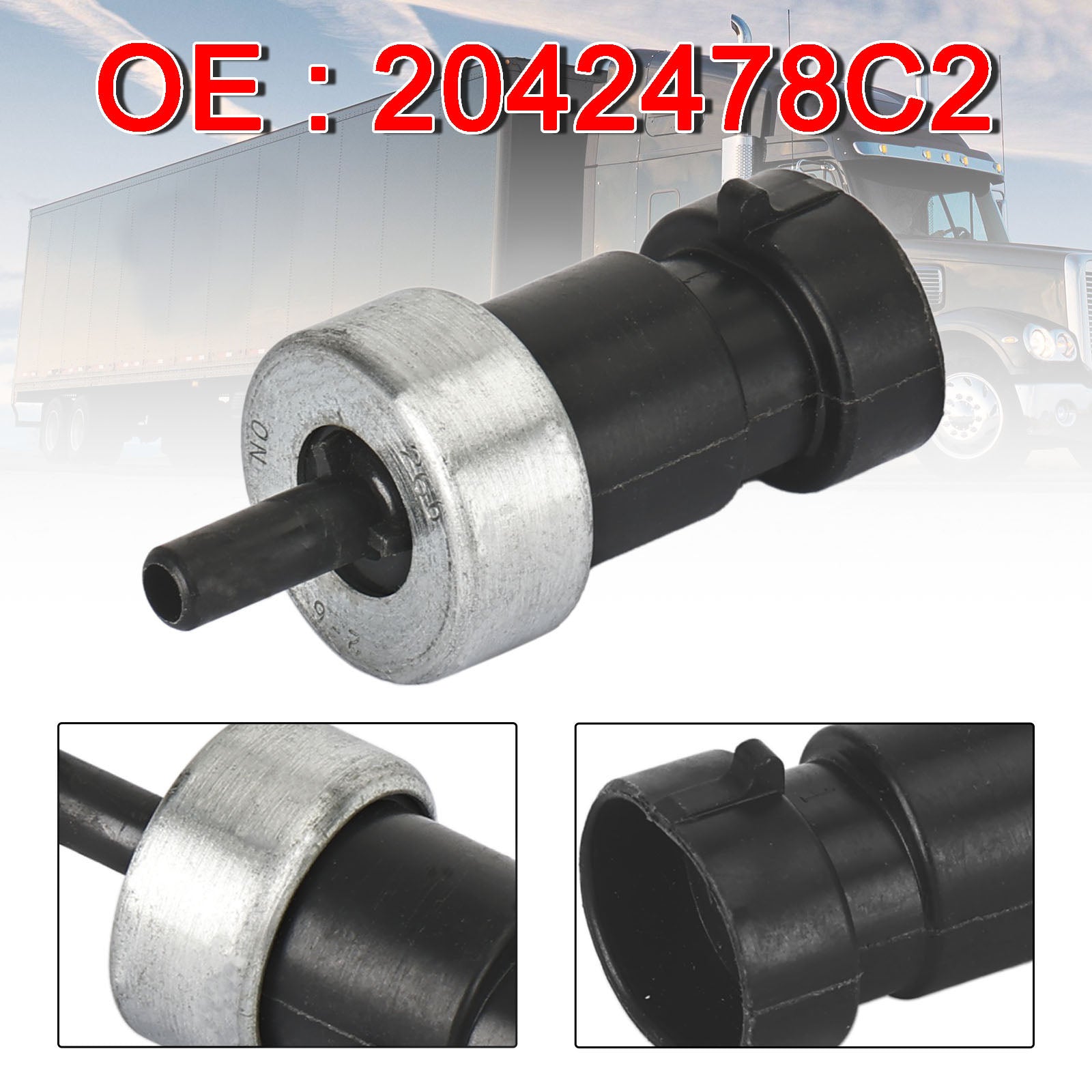 ATP International 저압 공기 브레이크 스위치 2042478C2 (Advance Truck용)