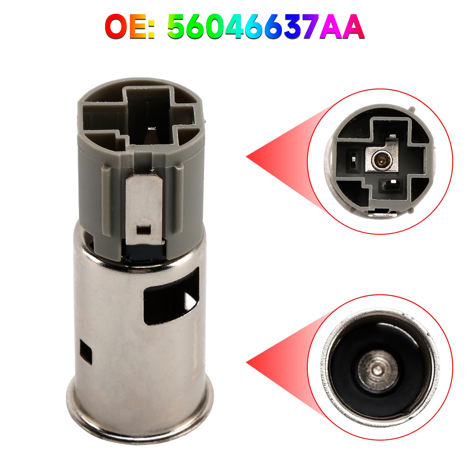 2011-2024 Chrysler Dodge Jeep Ram Power Outlet Cigarette Lighter Socket 56046637AA