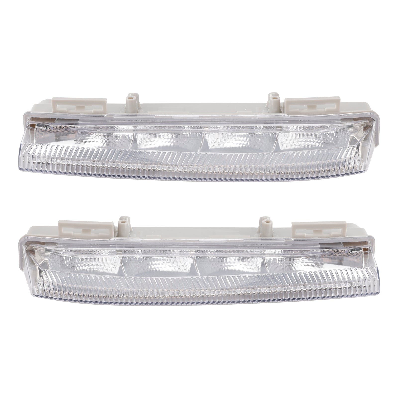 Pair LED Daytime Running Fog Lights For Mercedes Benz W204 S204 W212 2007-2014