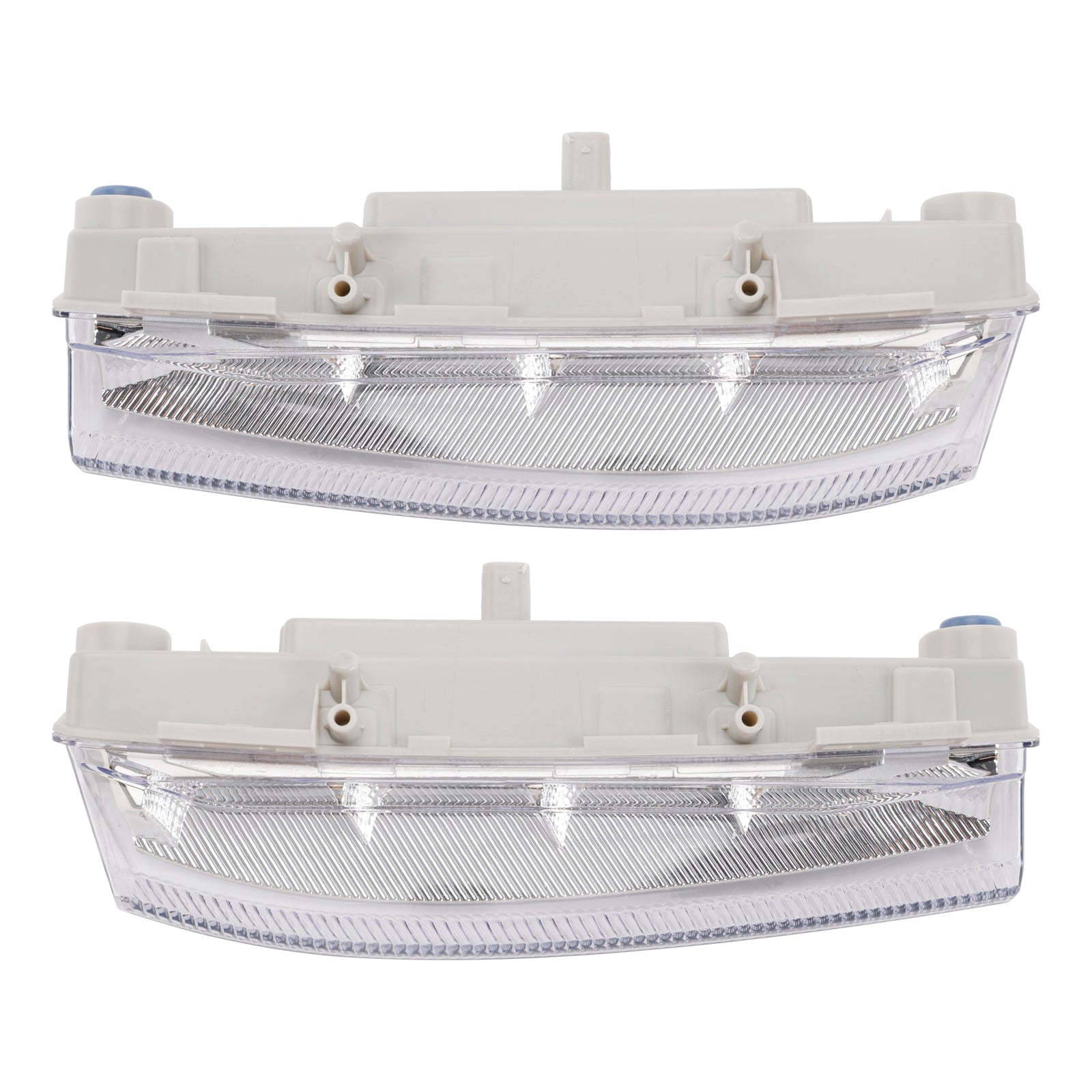 Pair LED Daytime Running Fog Lights For Mercedes Benz W204 S204 W212 2007-2014
