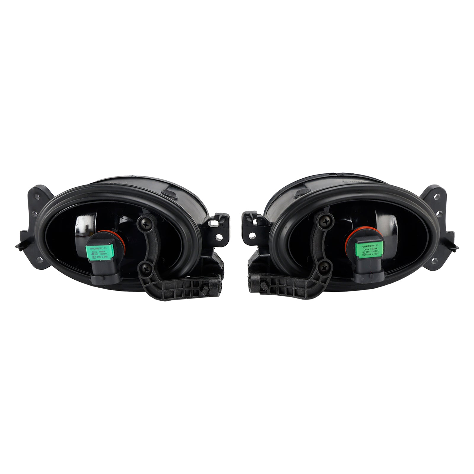 메르세데스 벤츠 W204 W211 W164 C219용 전구가 포함된 전면 안개등 램프 페어