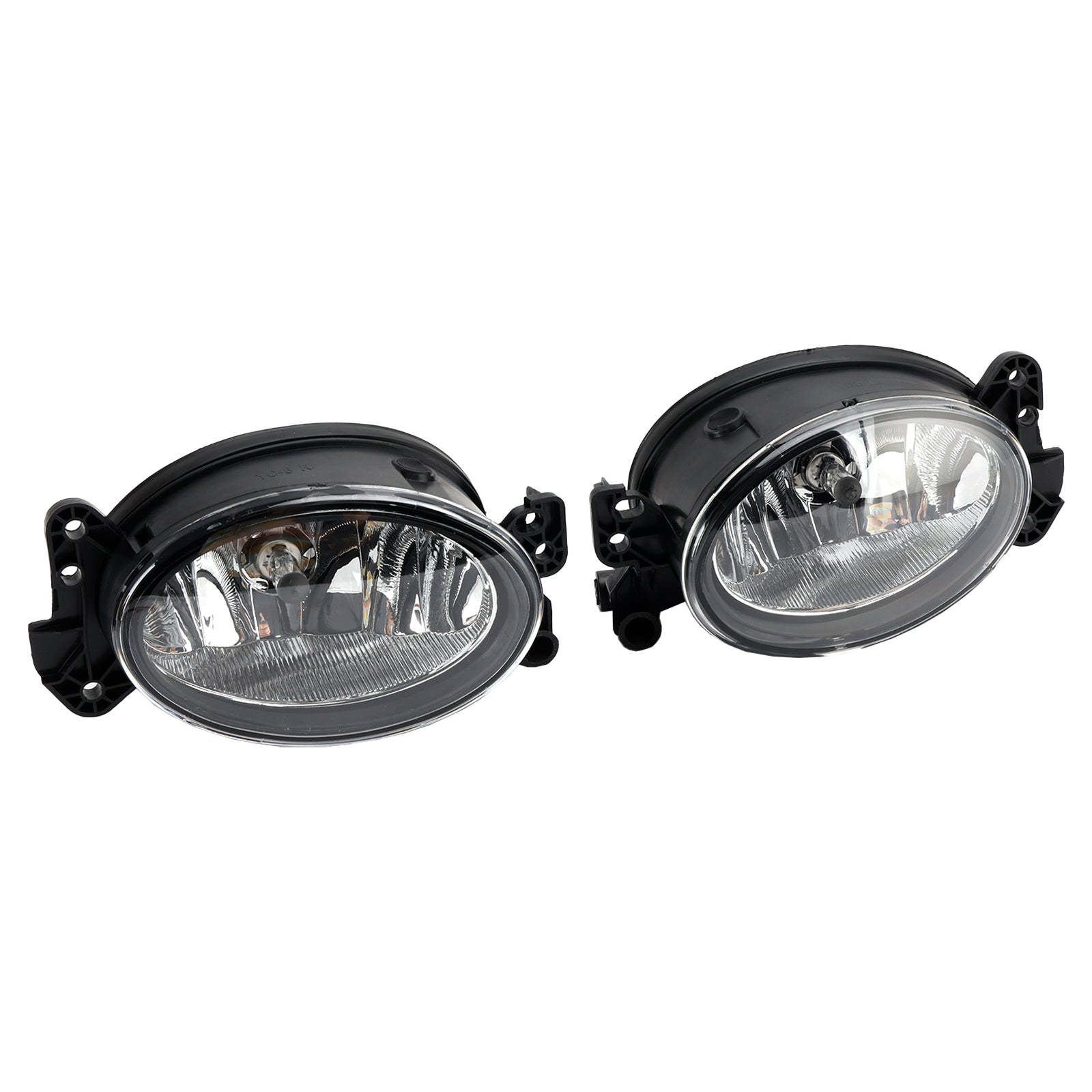 Pair Front Fog Light Lamps With Bulbs For Mercedes Benz W204 W211 W164 C219