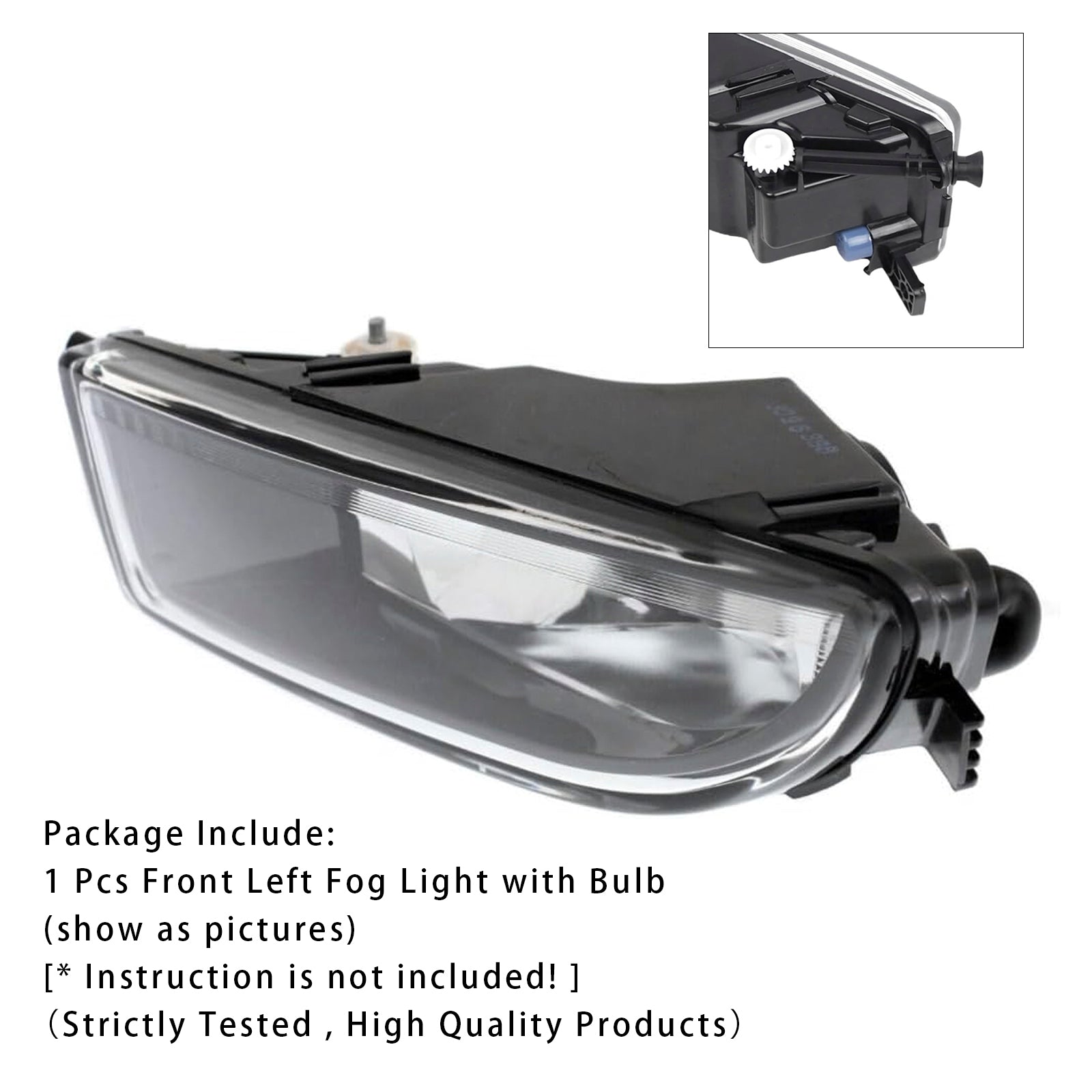 2012-2016 VW Beetle 1 Pcs Front Bumper Left Fog Light With Bulb 5C5941699A