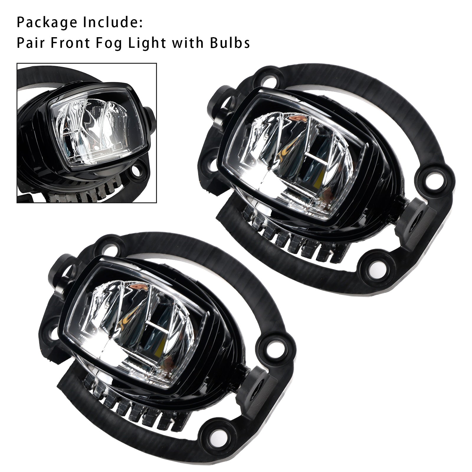 2021-2025 Jeep Compass Pair LED Front Driving Fog Light 68470159AA