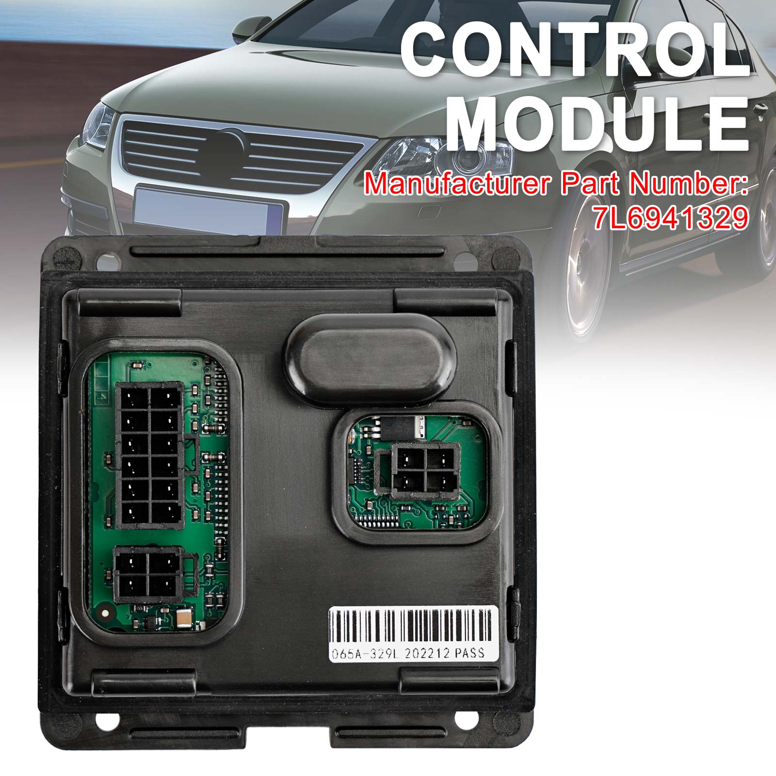 Left Xenon Headlight AFS Cornering Module 7L6941329 For VW Passat