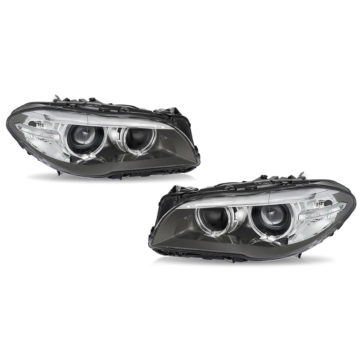 Front Left+Right HID Xenon Headlight W/o AFS For BMW 5Series 528i 535i 2014-2017