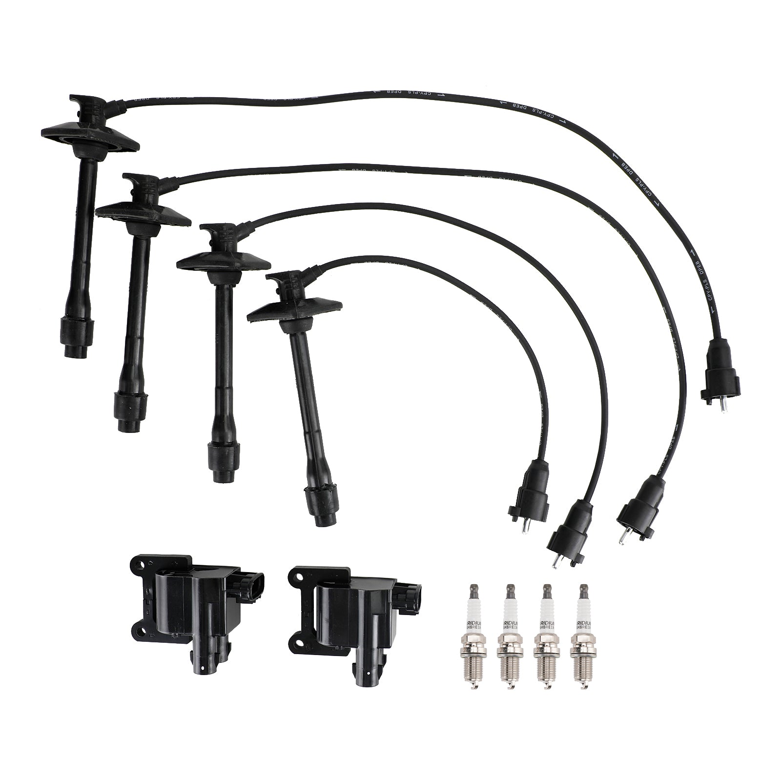 UF180 UF181 UF182 UF294 Ignition Coil+Wire+Spark Plug Kit For Toyota Camry RAV4 L4