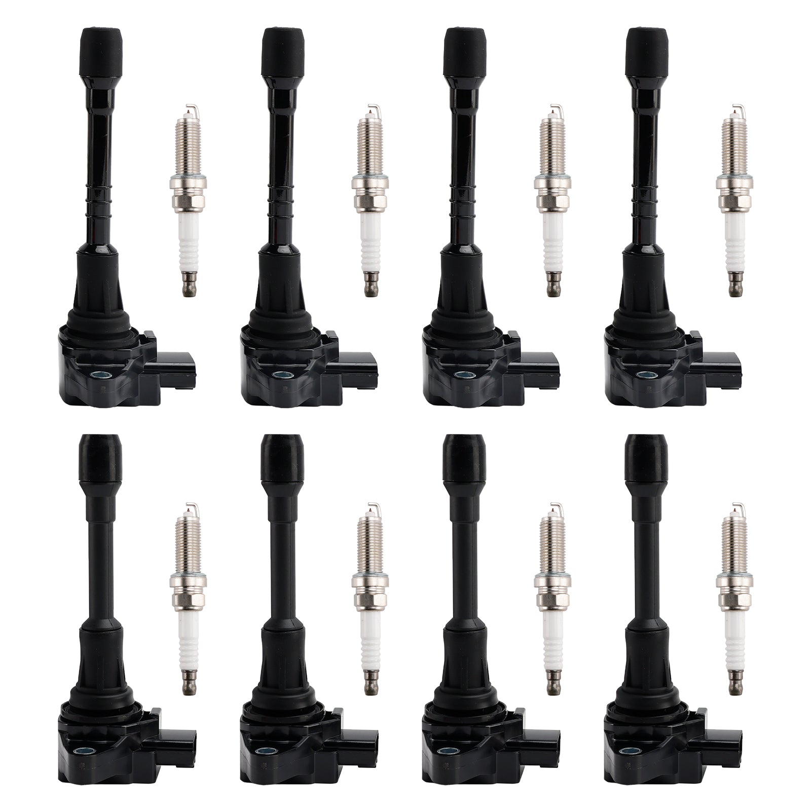 2017-2019 Nissan Armada V8 5.6L Front Bank 8X Ignition Coil & Spark Plug Kit UF650