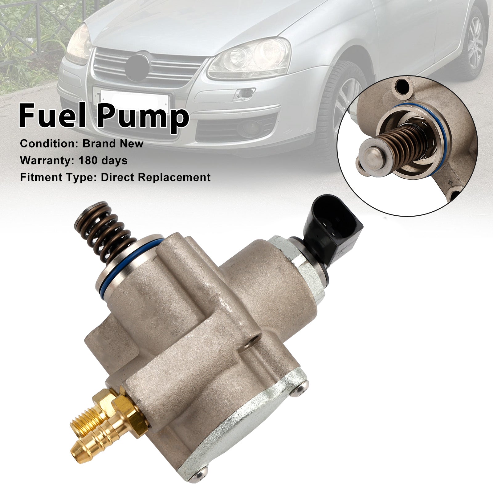 07/2006-10/2010 VW JETTA I Saloon (1K2) 1.4 TSI High Pressure Fuel Pump 03C127025T HFS853A04
