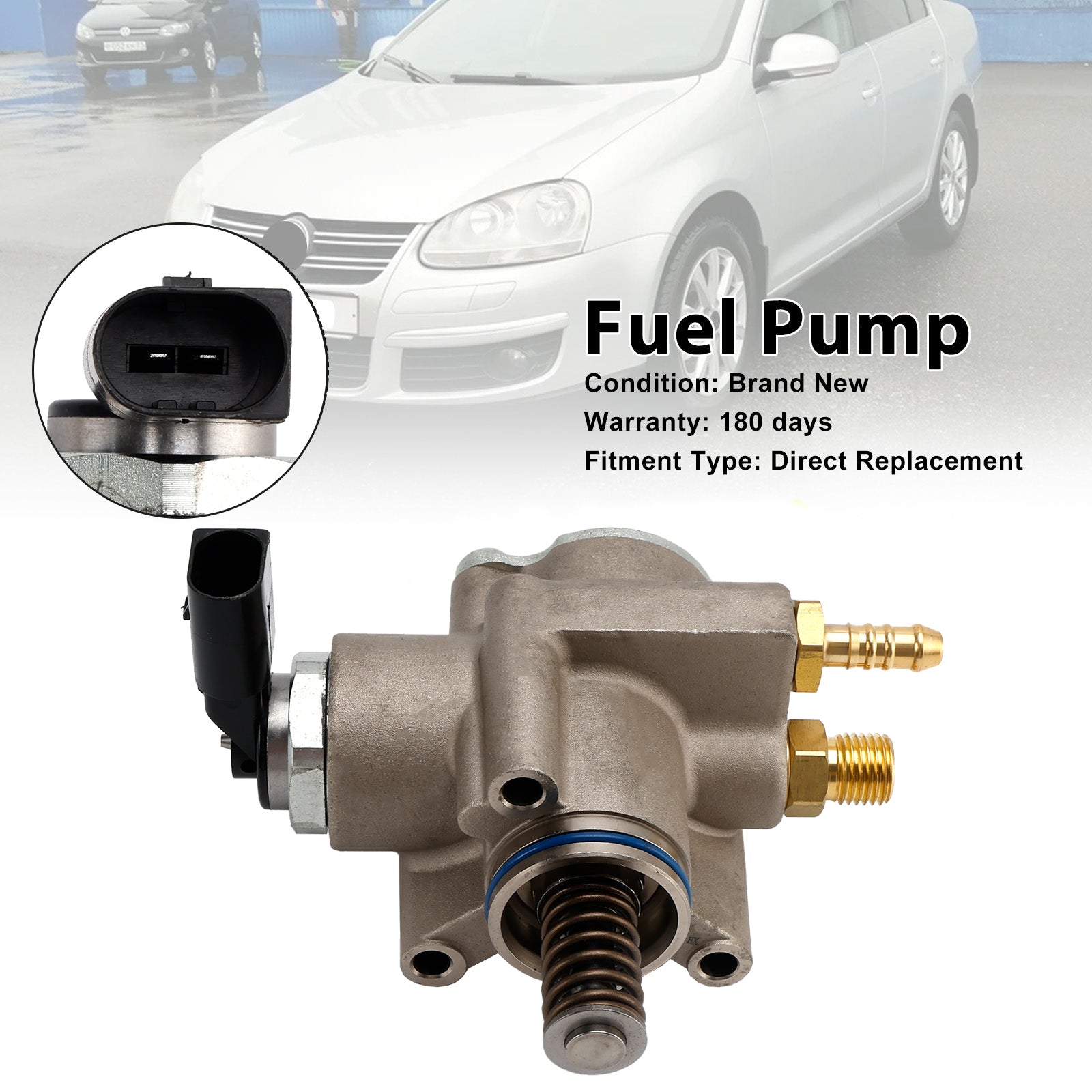 07/2006-10/2010 VW JETTA I Saloon (1K2) 1.4 TSI High Pressure Fuel Pump 03C127025T HFS853A04