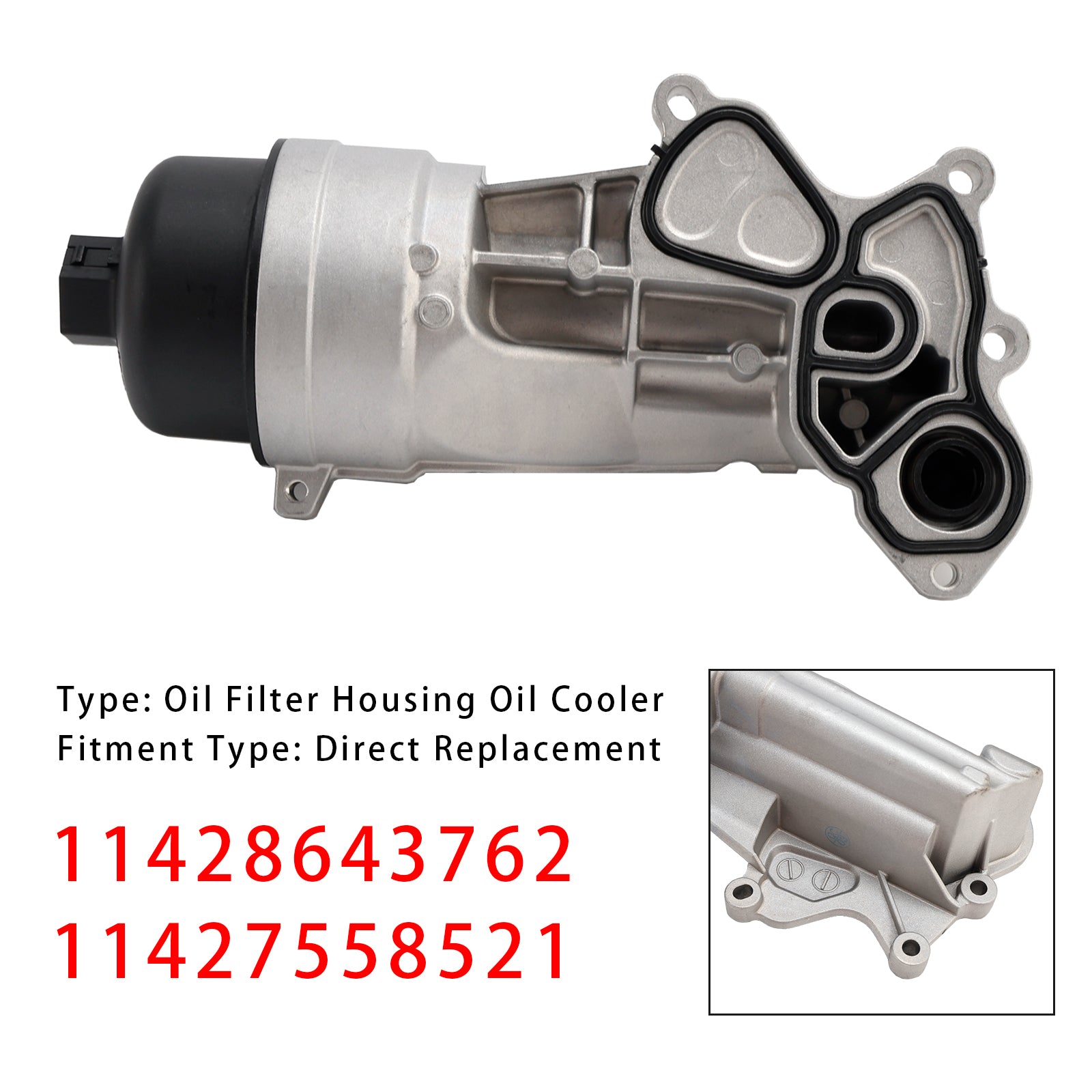 2006-2013 MINI (R56) Cooper Oil Cooler Filter Housing 11428643762 11427558521