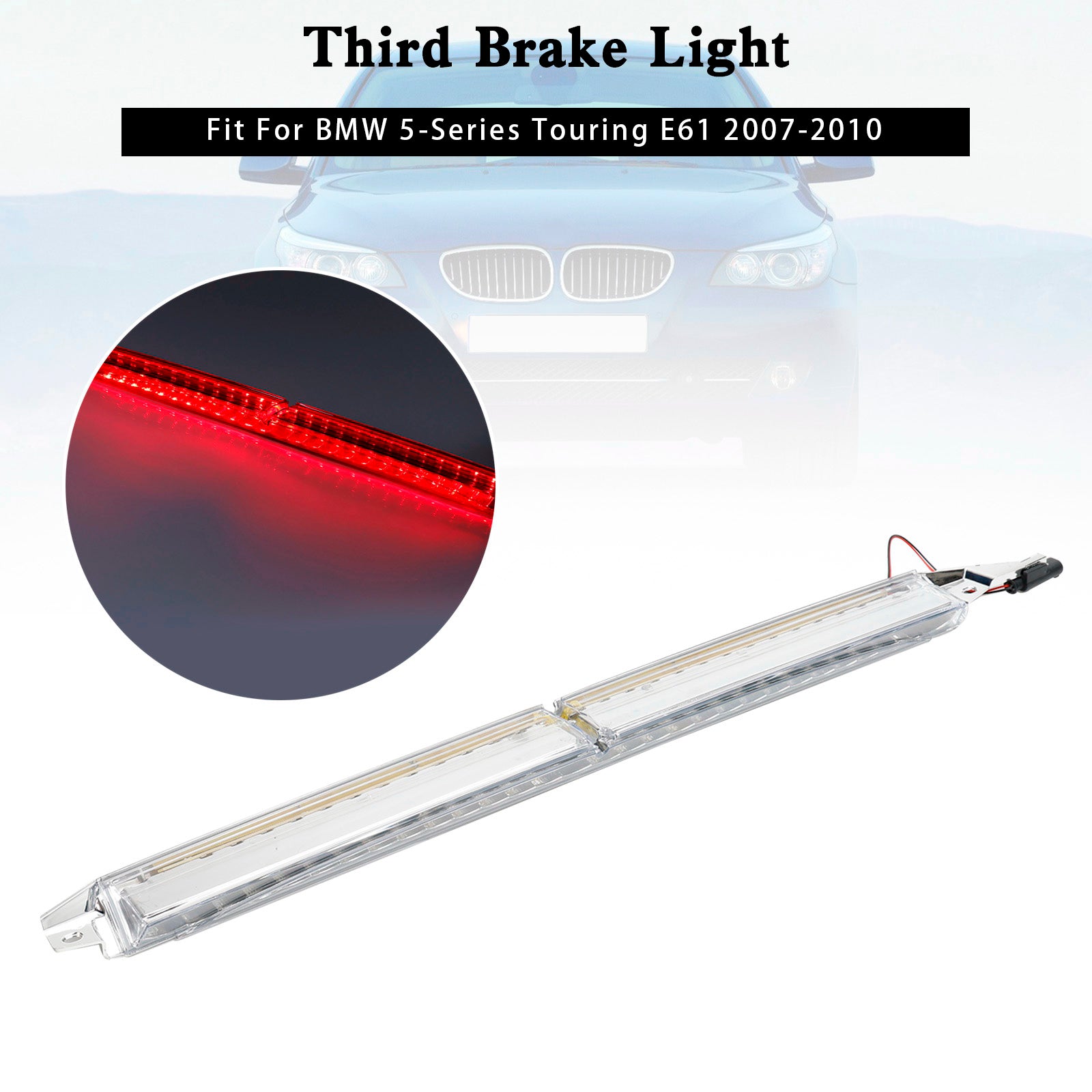 Tercera luz de freno 63256925902 para BMW Serie 5 E60 E61 Facelift